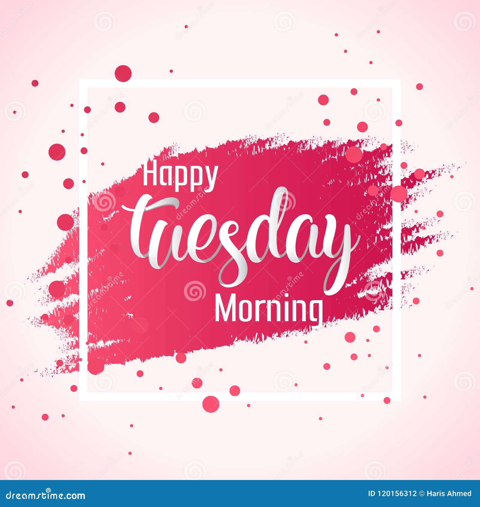 Abstract Happy Tuesday Morning Background Illustration Vector ...