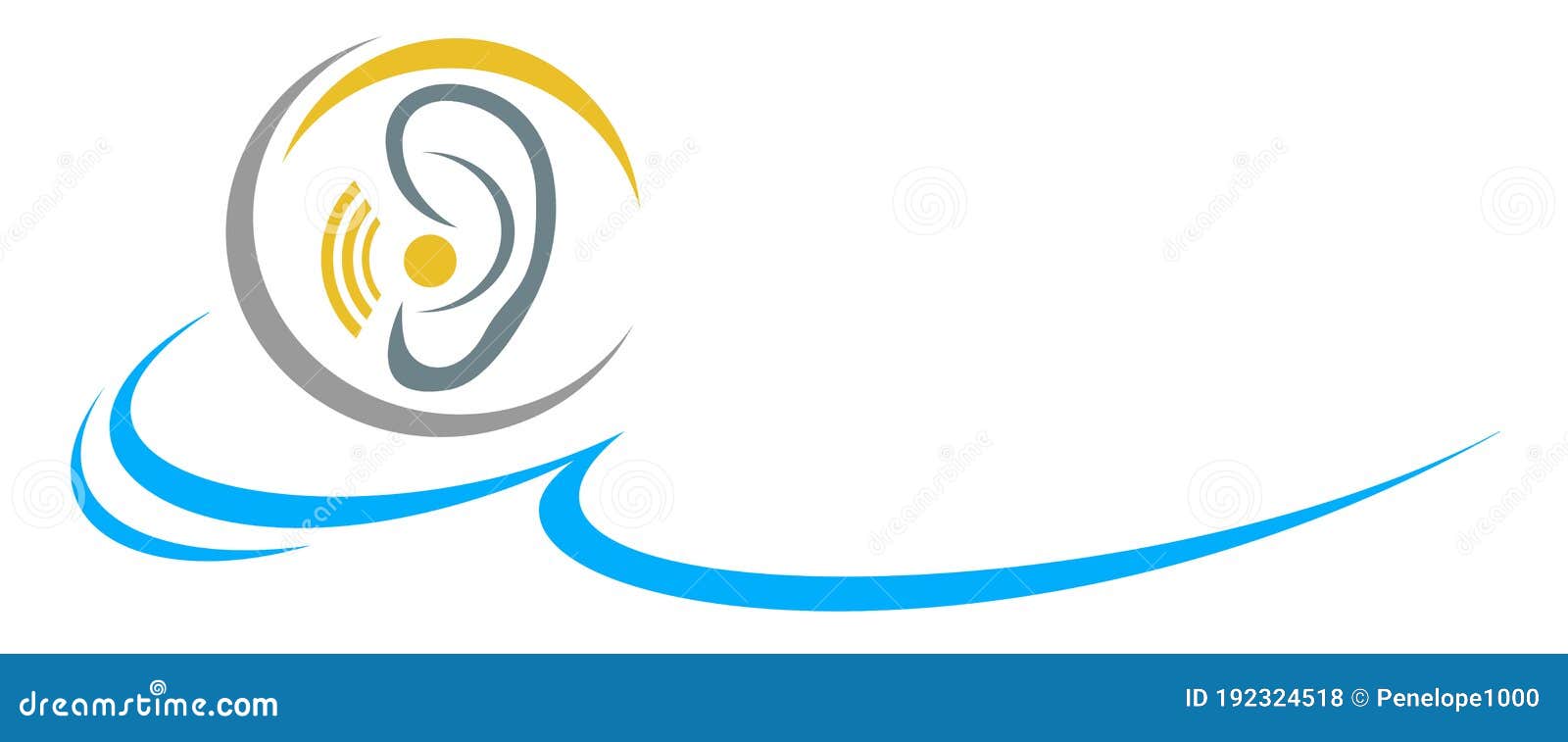 Abstract Hearing Aid Logo Design in Vector Quality. Stock Vector Illustration of doctor