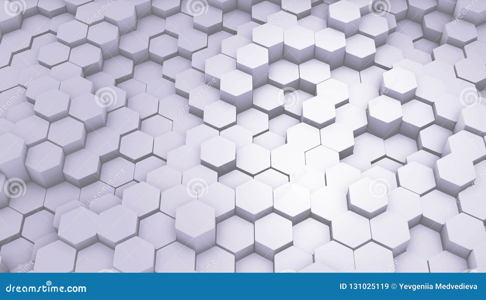 Abstract Hexagon Geometric Intro Animated Surface Loop Footage