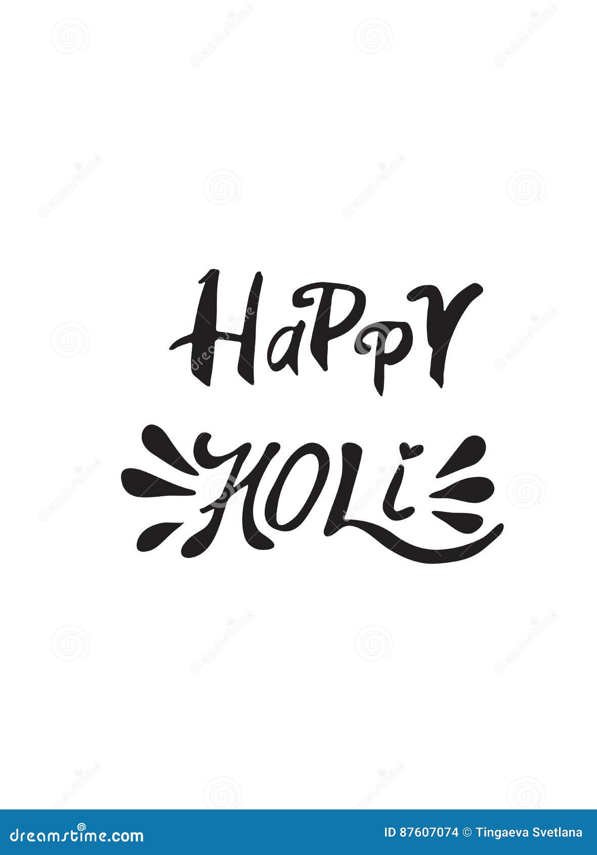 Abstract Holiday Background Happy Holi Colors India Stock Illustration ...