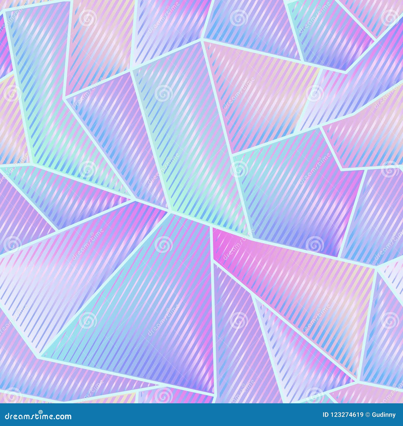abstract hologram geometric pattern