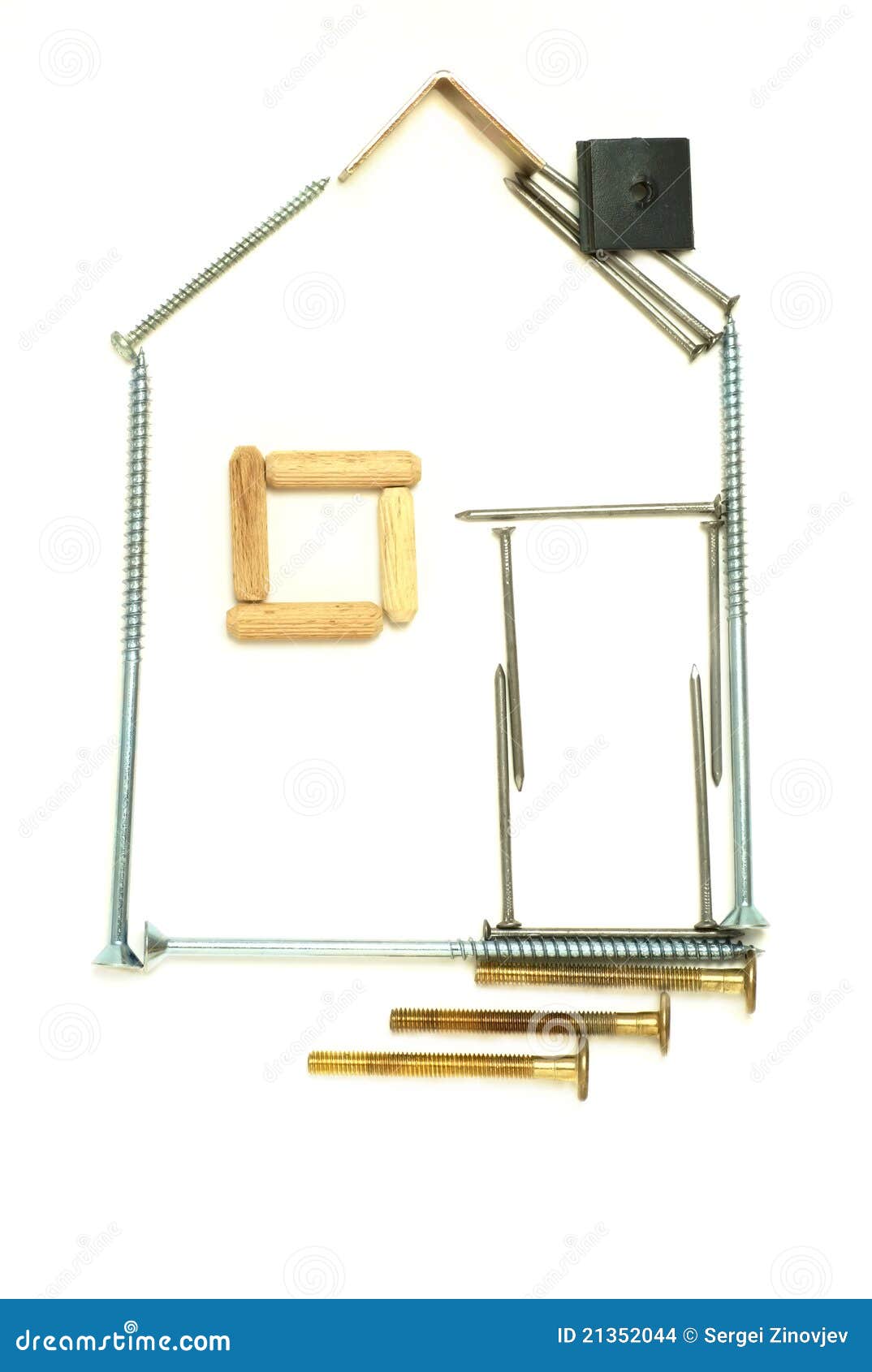 Abstract house. stock photo. Image of creator, construct 21352044