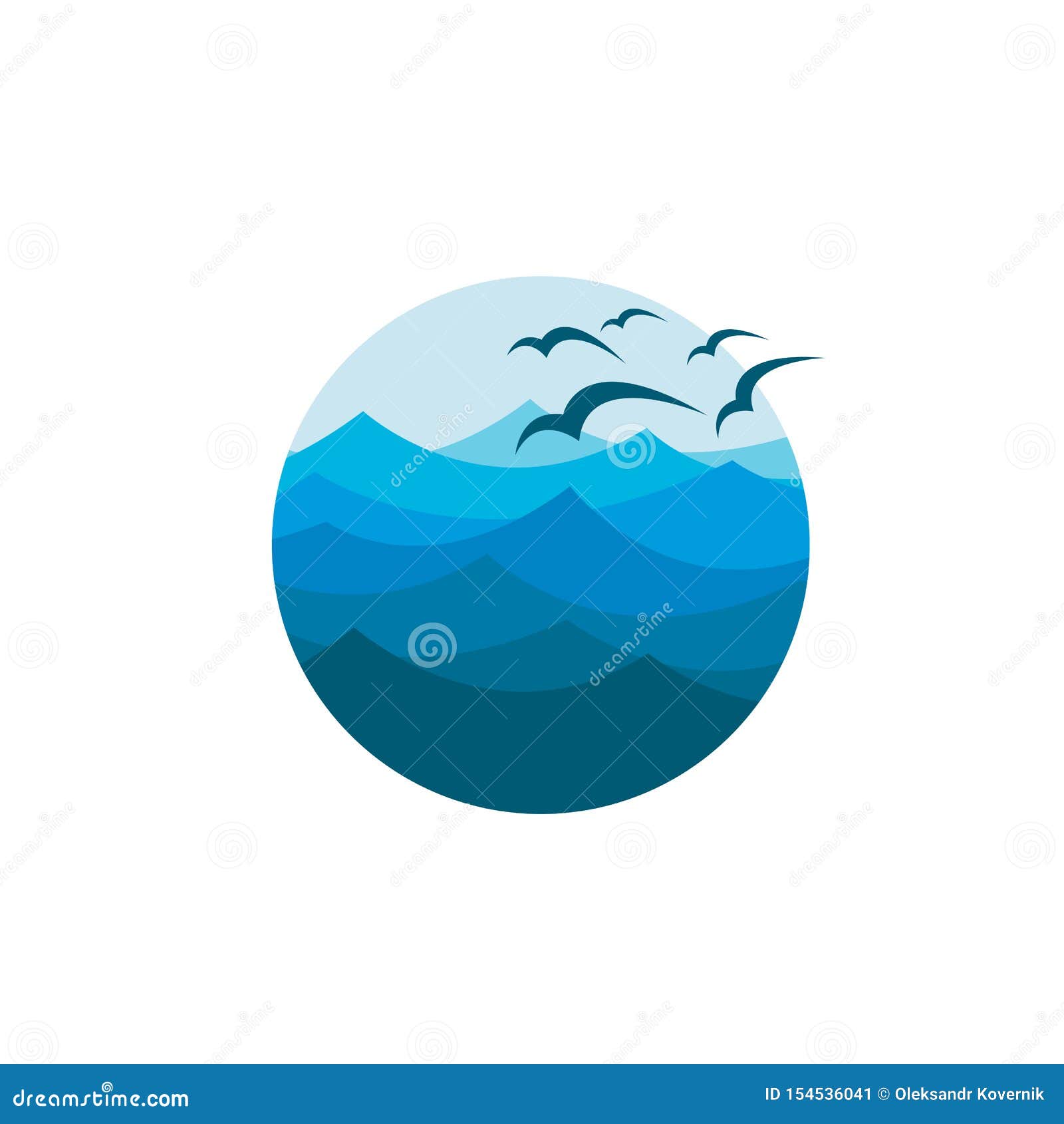 Ocean waves icon stock vector. Illustration of device 154536041
