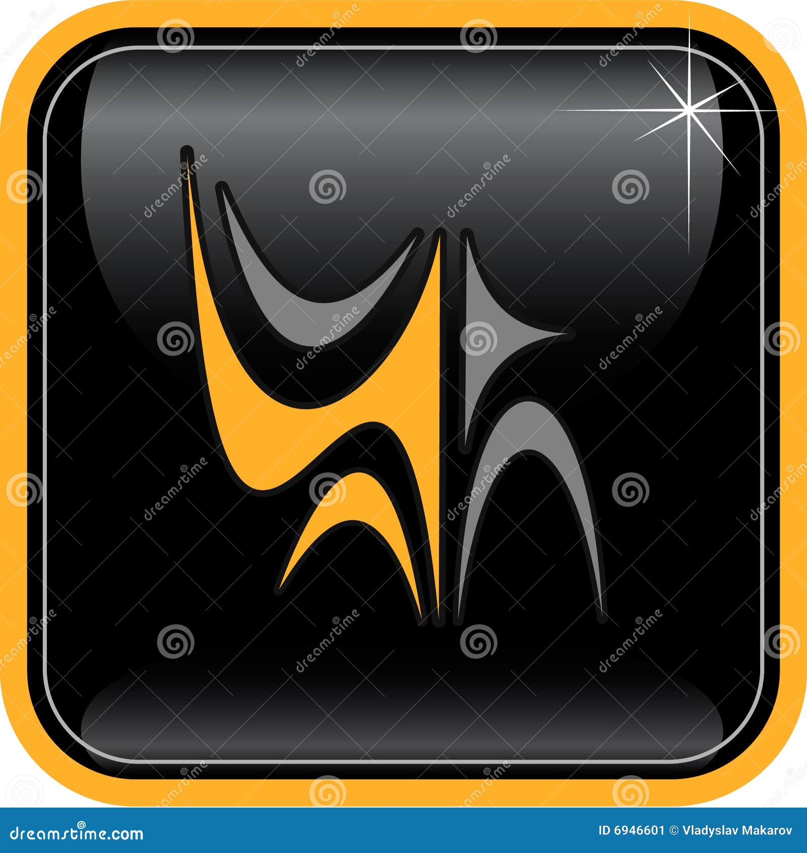 Abstract icon internet vector. Abstract can change icon icons internet my orange other portfolio see set simply vector you