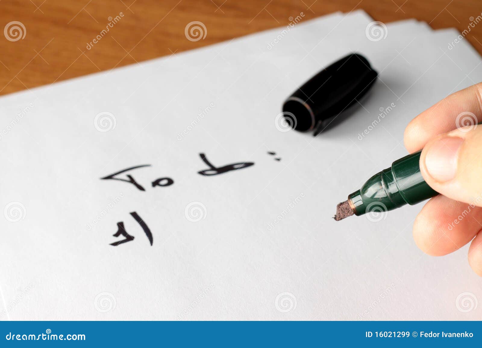 Abstract idea list to do stock image. Image of space 16021299