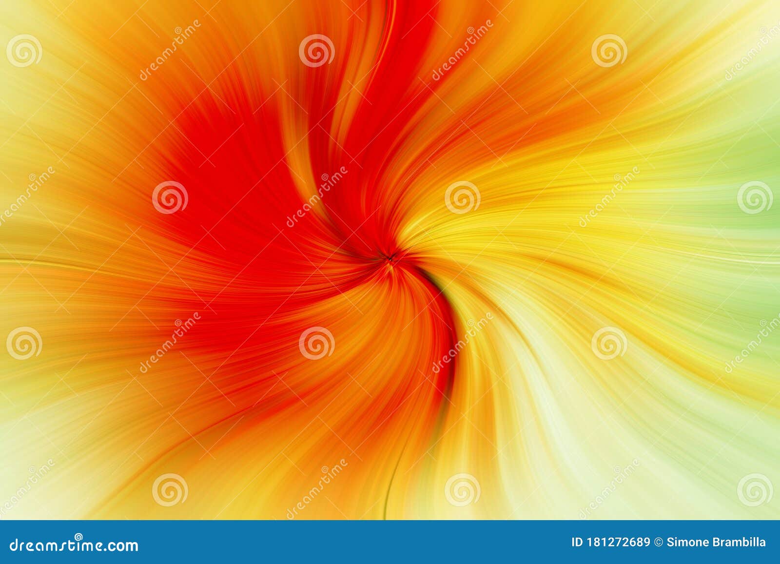 abstract image composed of colored lines that create spirals