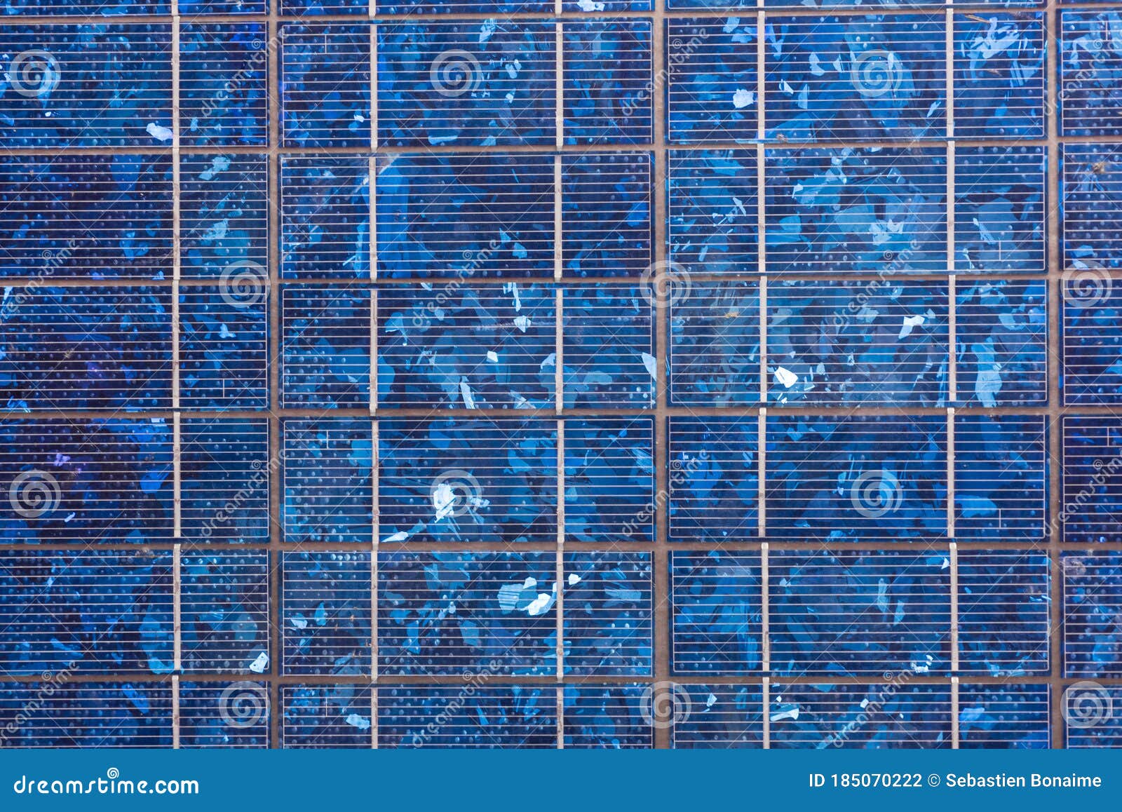 abstract image of solar panels details