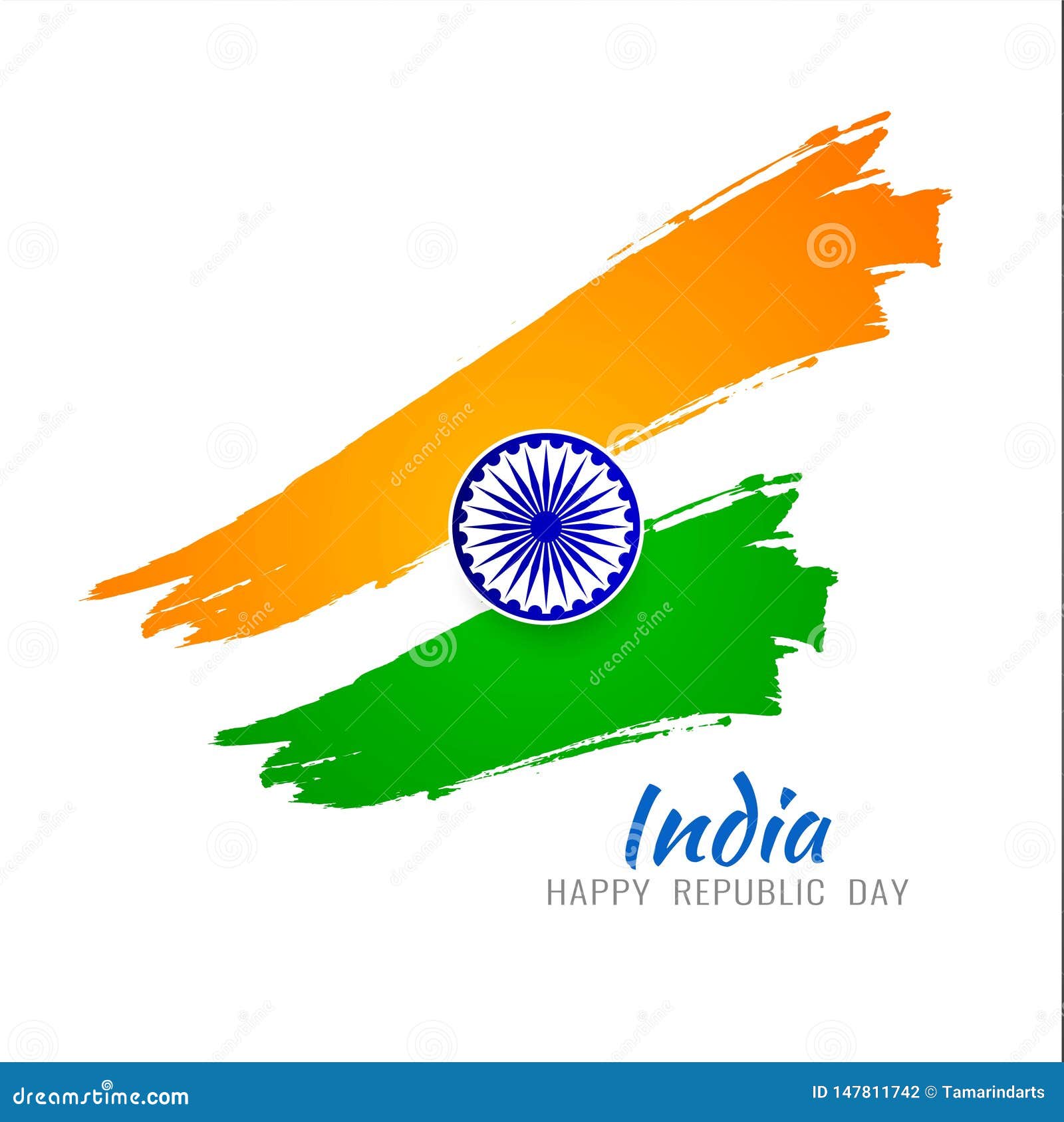 Painted Indian Flag Colors Abstract Freedom Celebration Background Banner  Stock Photo by dreamofart 250646440