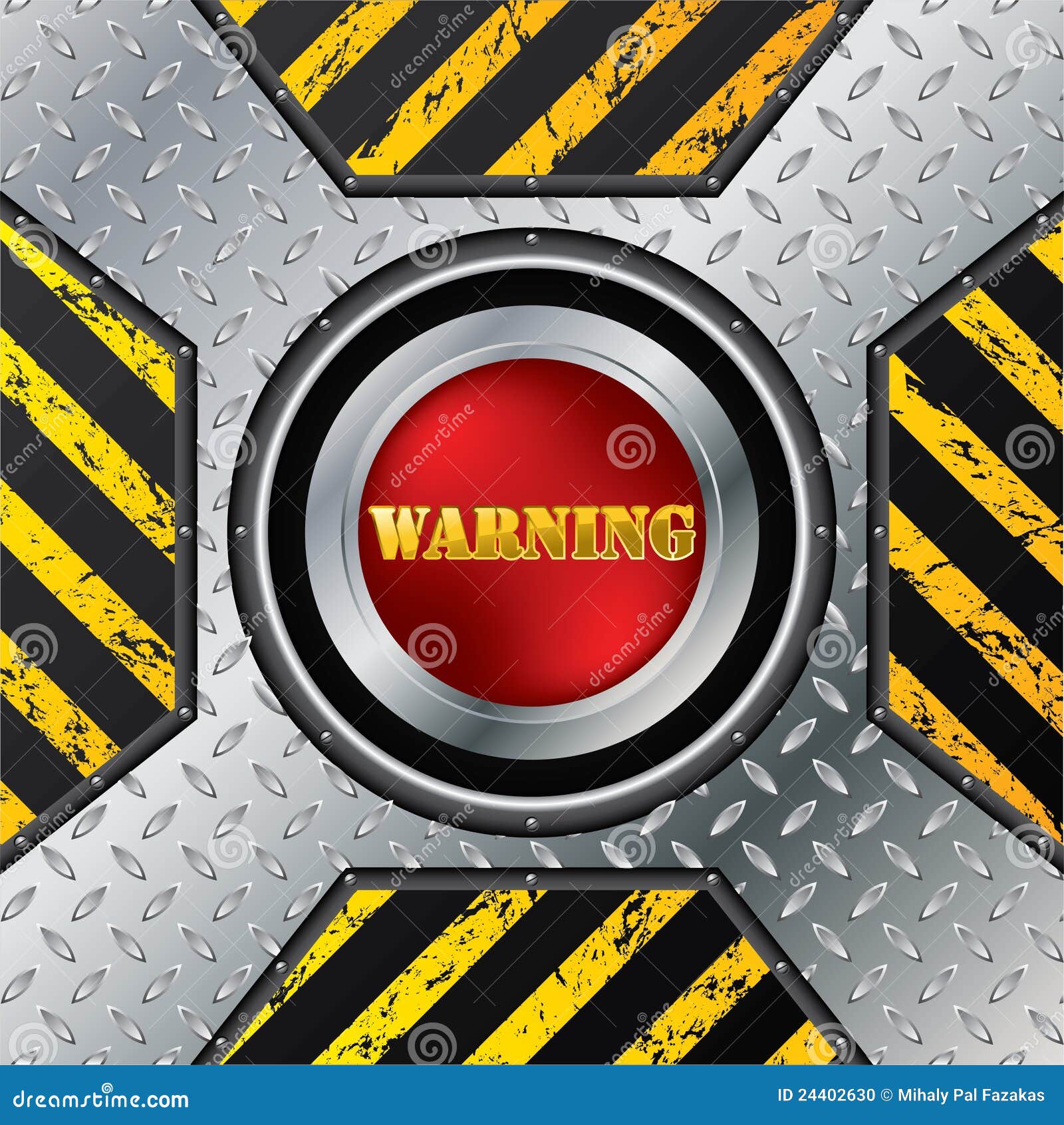 Abstract Industrial Design With Red Button Stock Photo - Image: 24402630