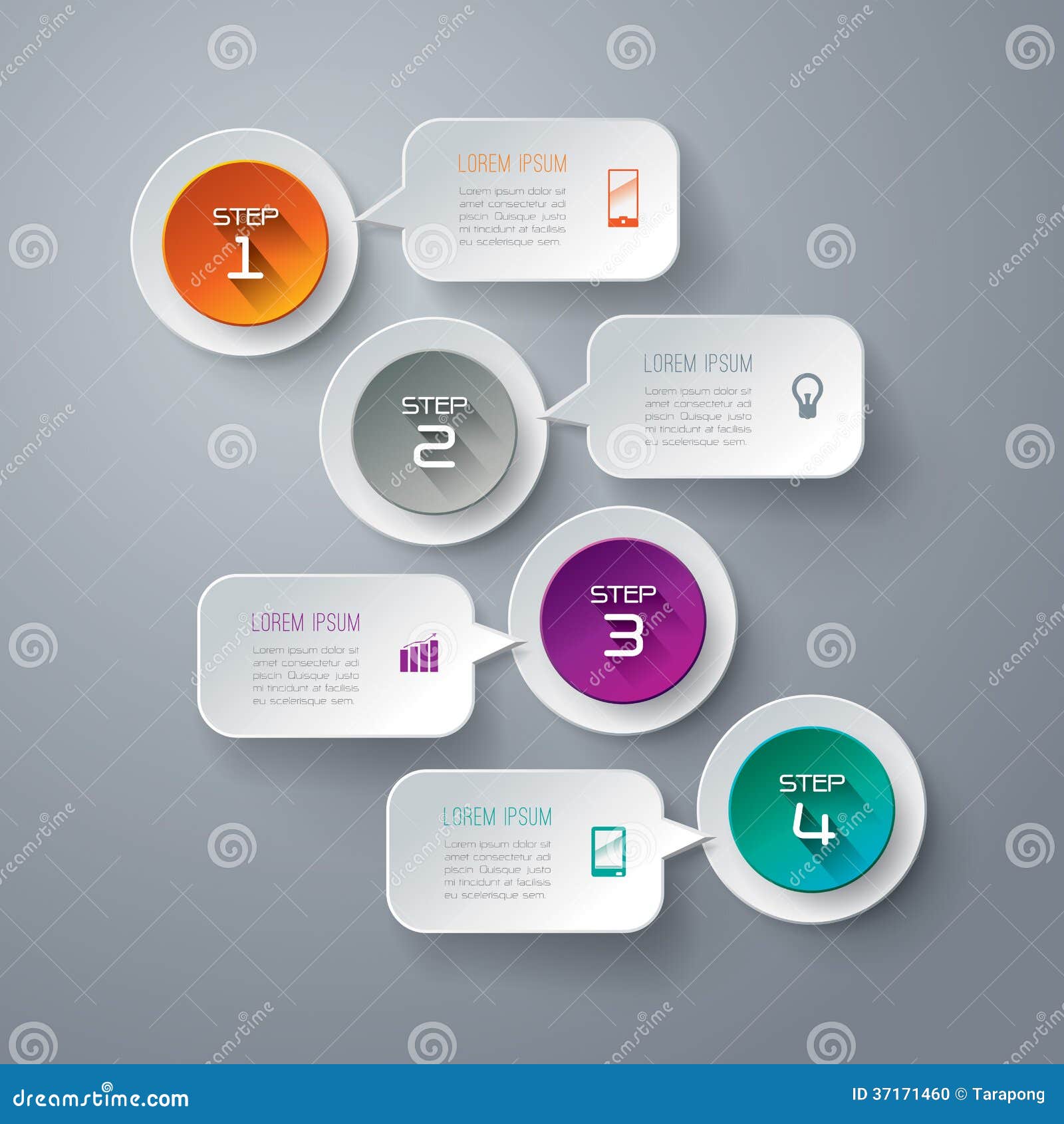 abstract infographics template .