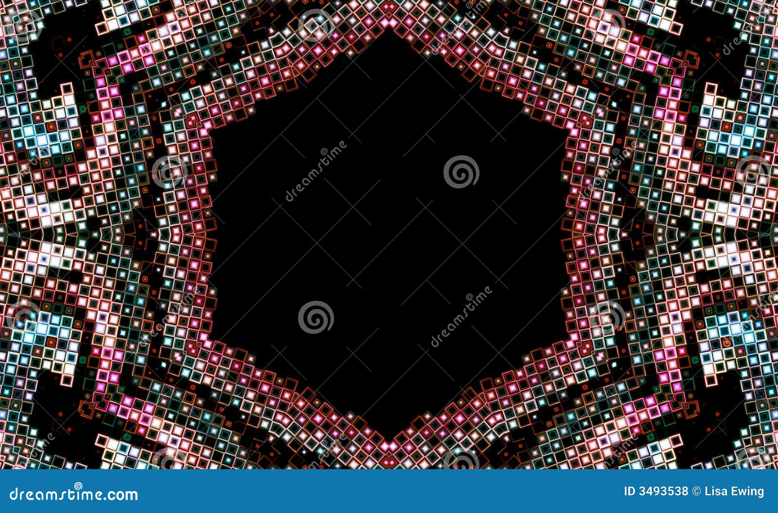 Abstract Jewel Colored Design Stock Illustration Illustration of