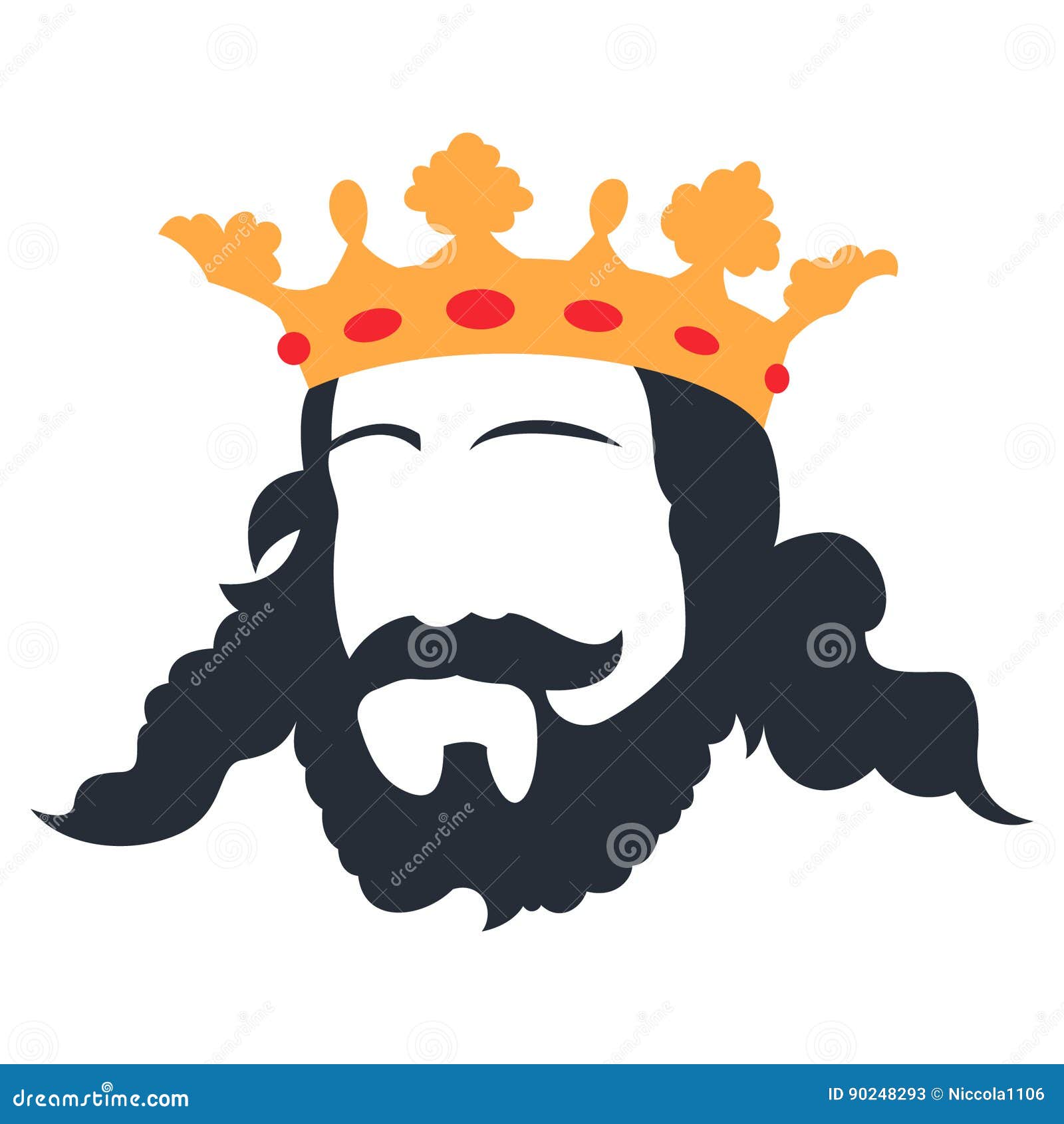 Abstract King stock vector. Illustration of drawing, monarch 90248293