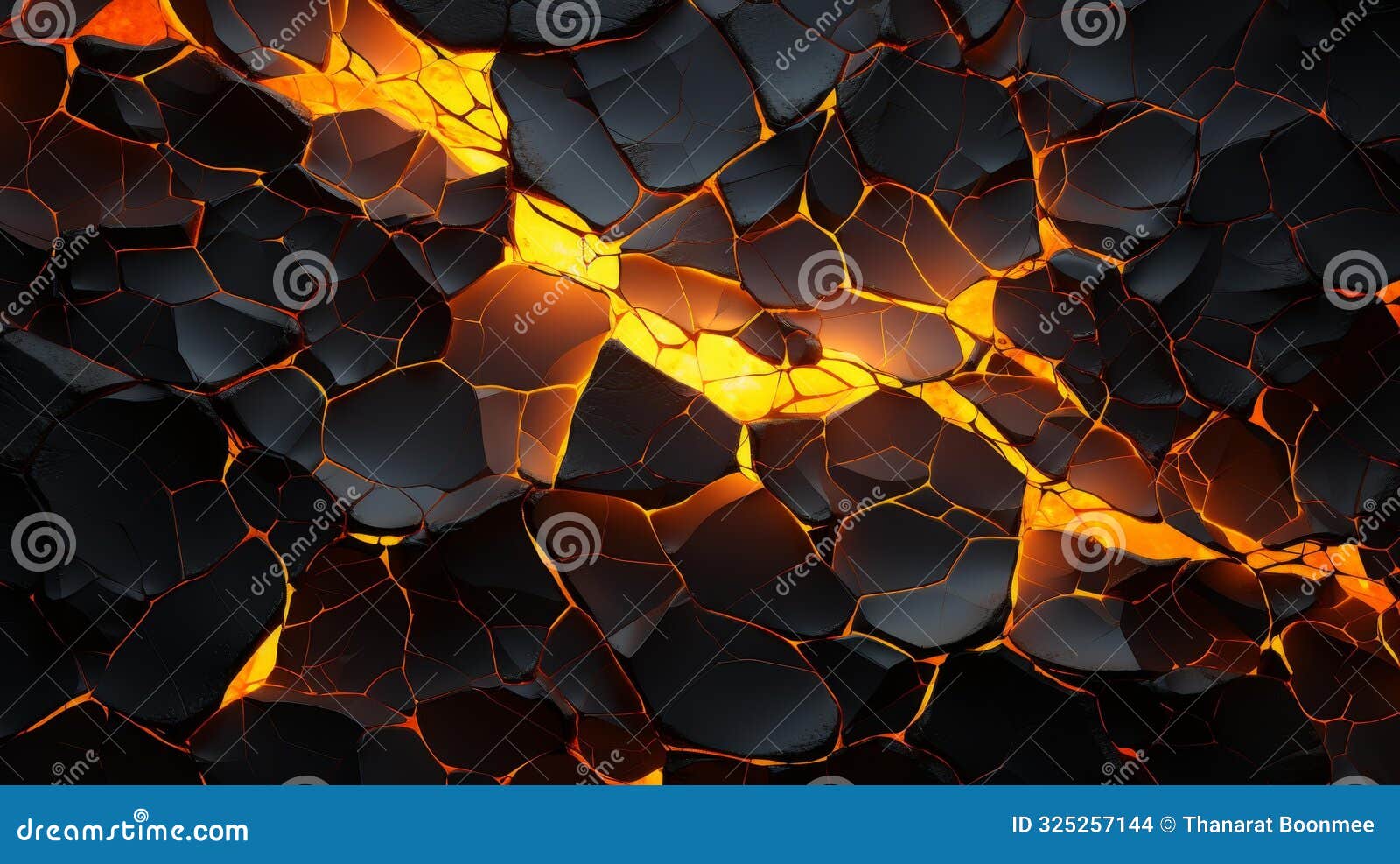 abstract lava cracks  with flat texture and rugged formations. detailed  with modern style and molten patterns