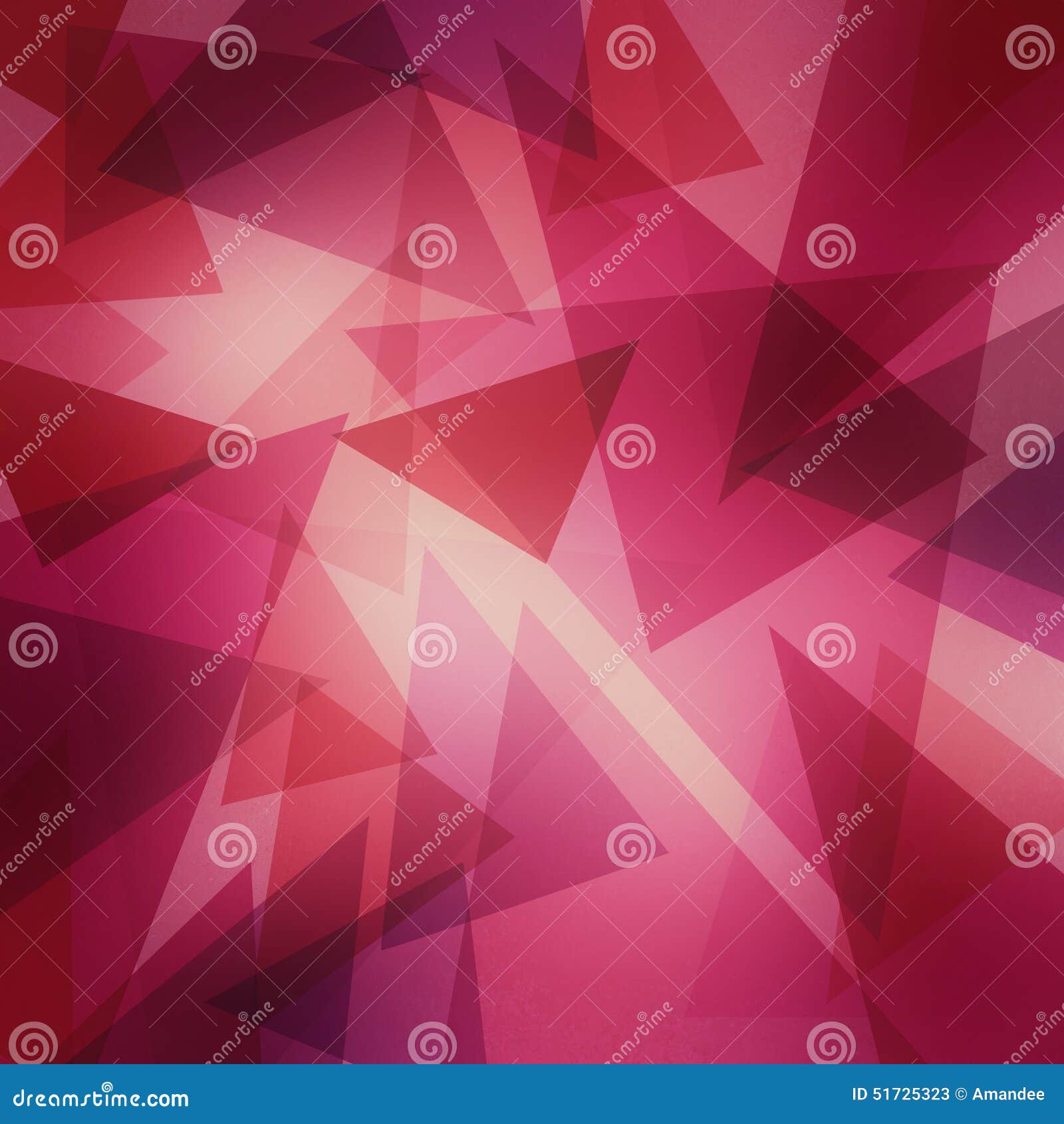 abstract layered pink and purple triangle pattern with bright center fun background designs