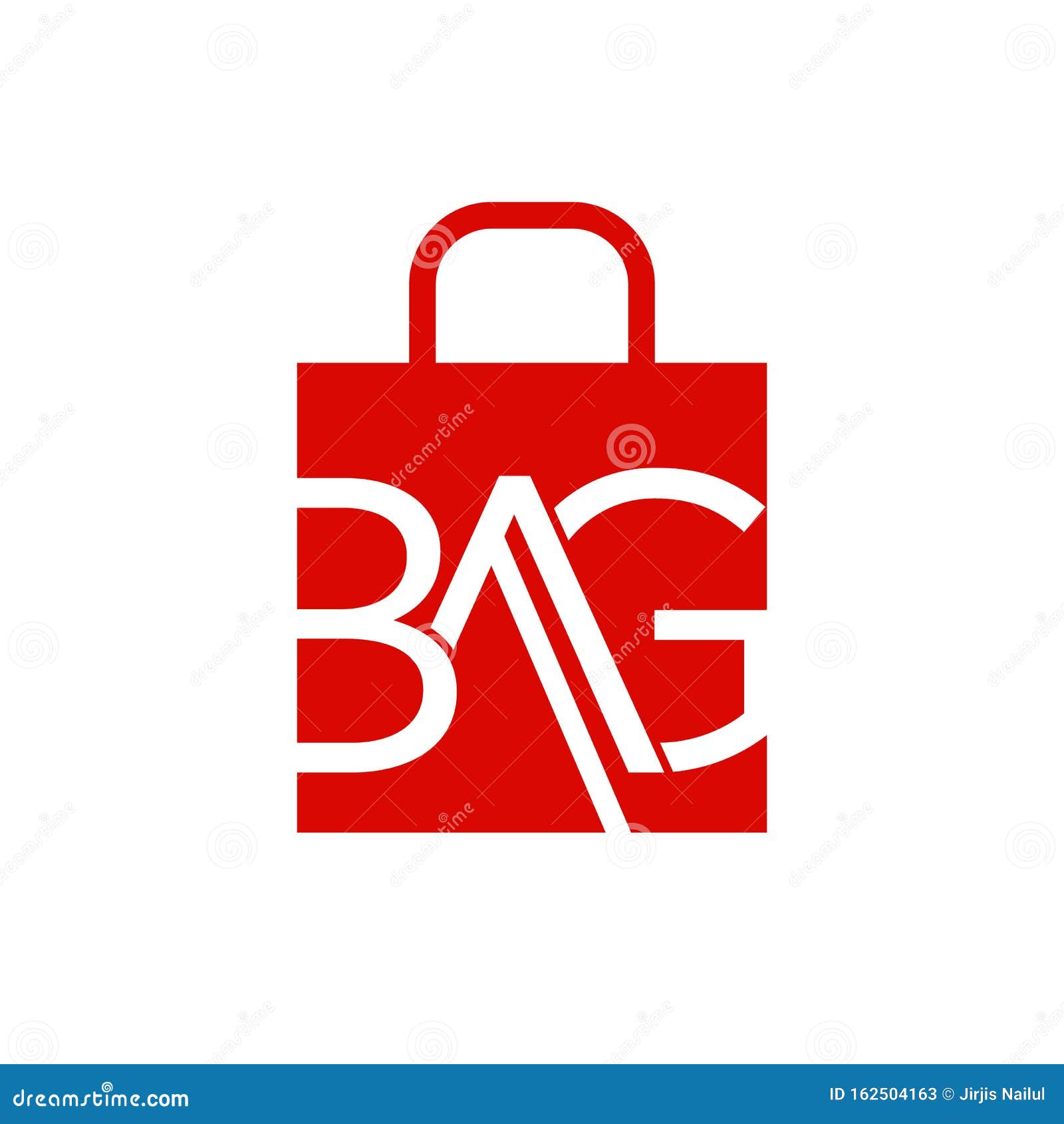 Abstract Letter Bag on Shopping Bag Stock Vector - Illustration of With Supermarket Bag Packing Letter Template