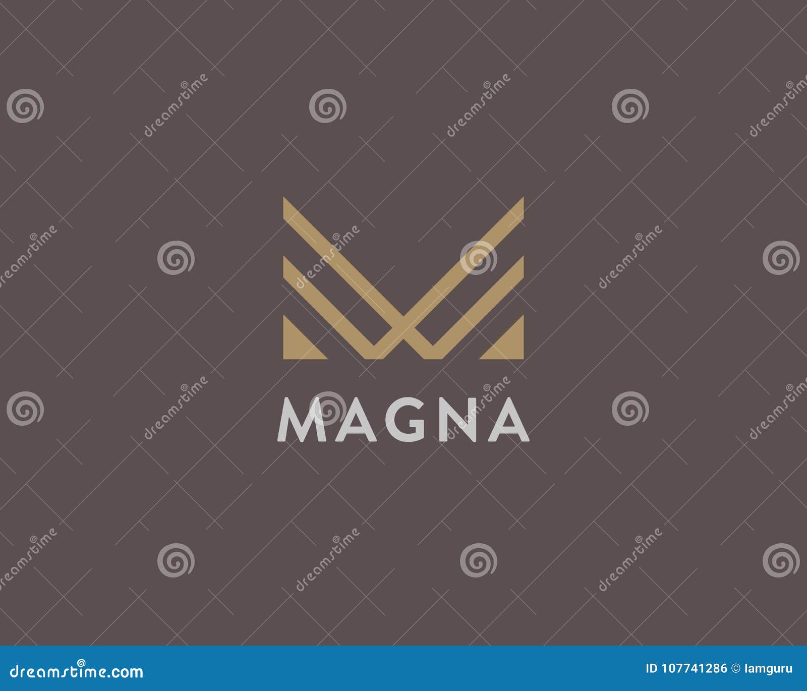 Premium Vector  King crown letter m or mm m monogram logo