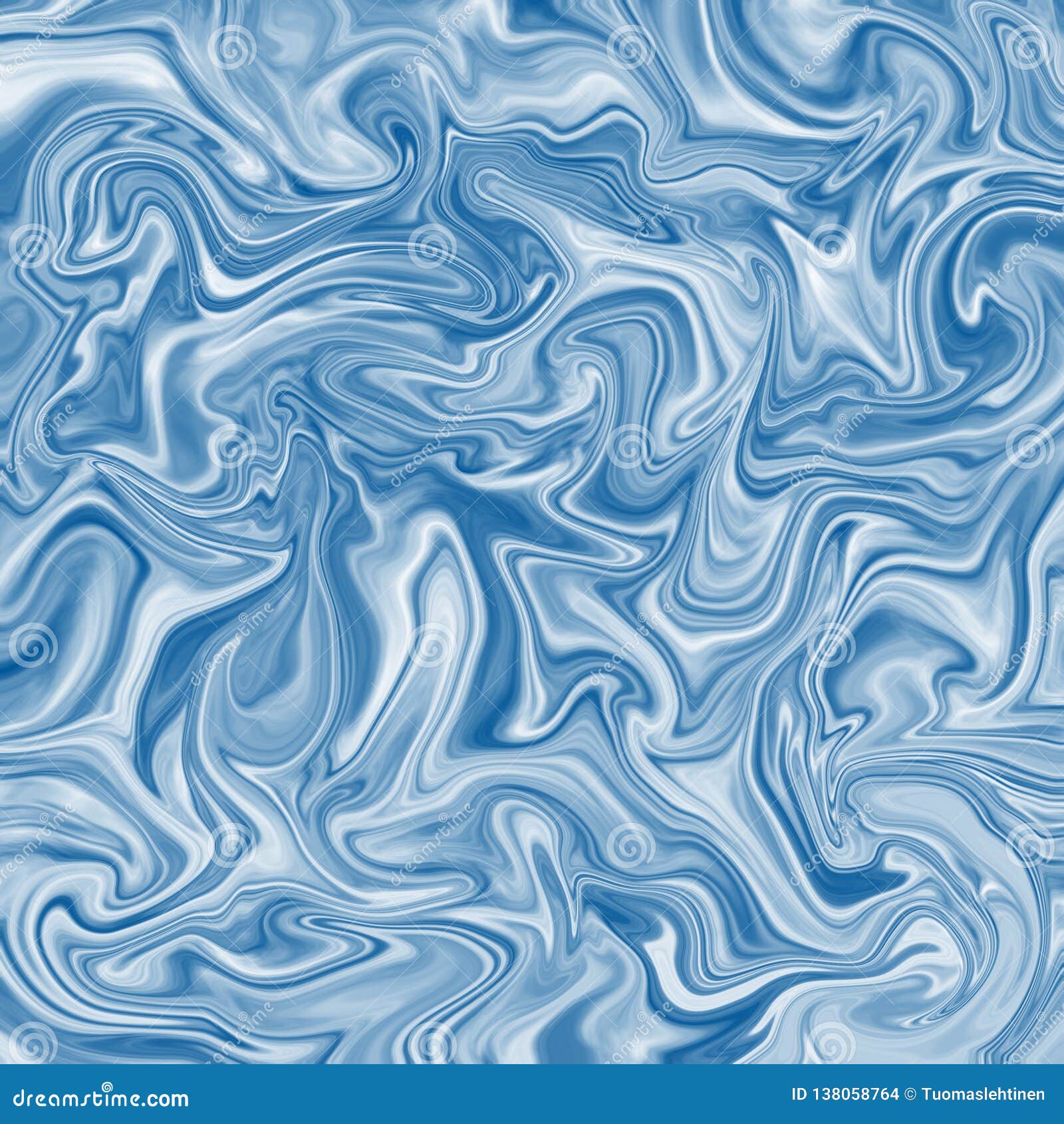 Abstract Light Blue Fluid Waves Background Stock Illustration ...
