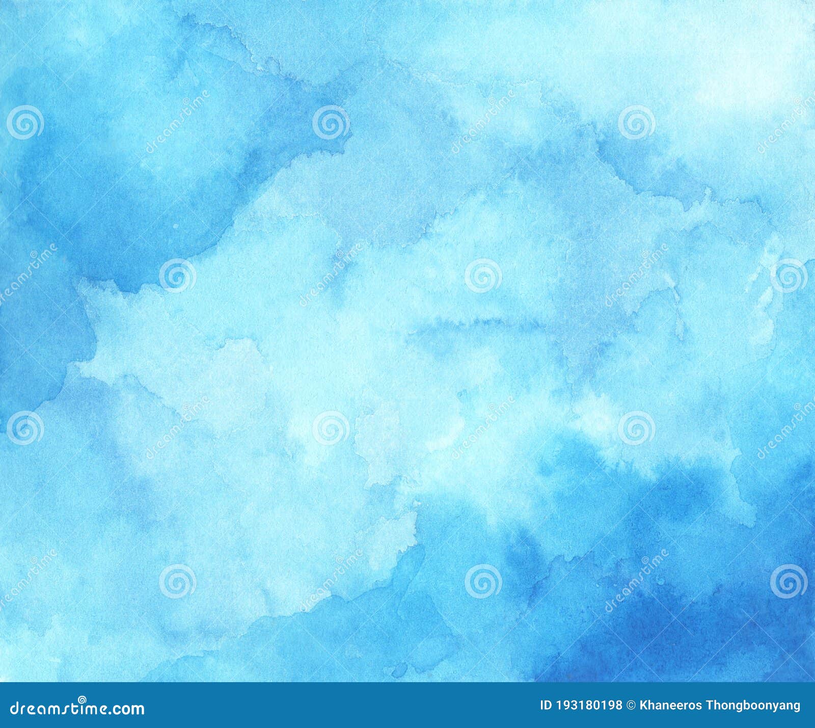 Abstract Light Blue Watercolor for Background. Stock Photo - Image of  gradient, hand: 193180198