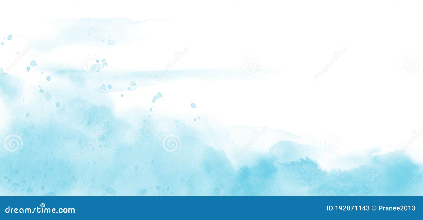 abstract light blue watercolor texture for background