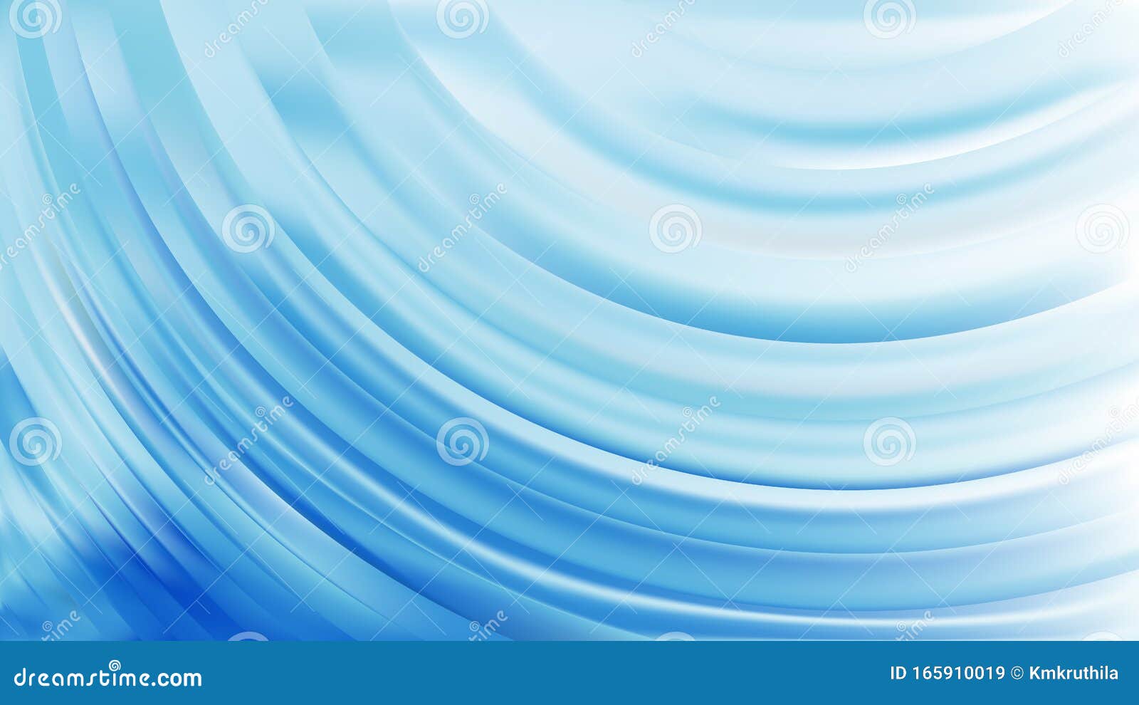Abstract Light Blue Wavy Background Image Stock Vector Illustration