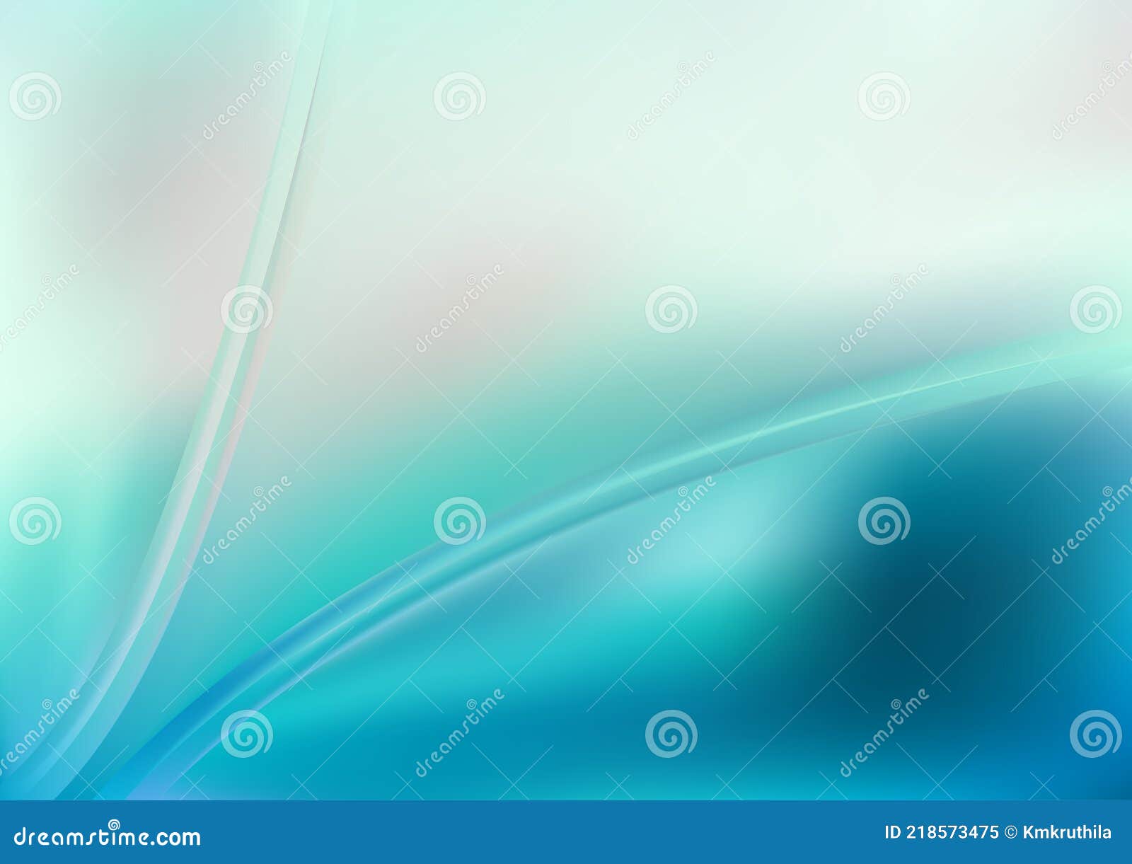 Abstract Light Blue Wavy Background Vector Stock Vector Illustration