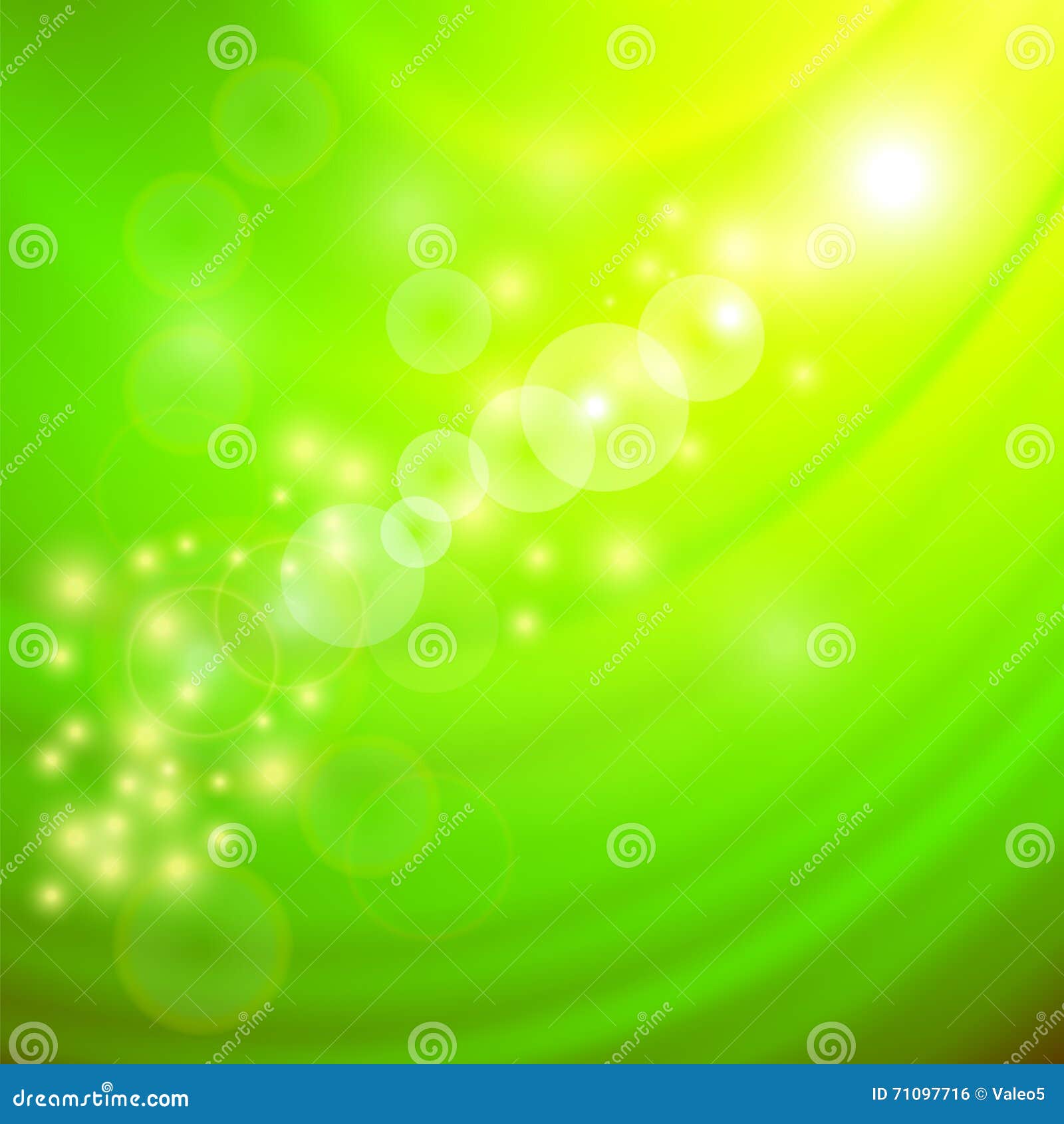 Abstract Light Green Wave Background Stock Illustration Illustration