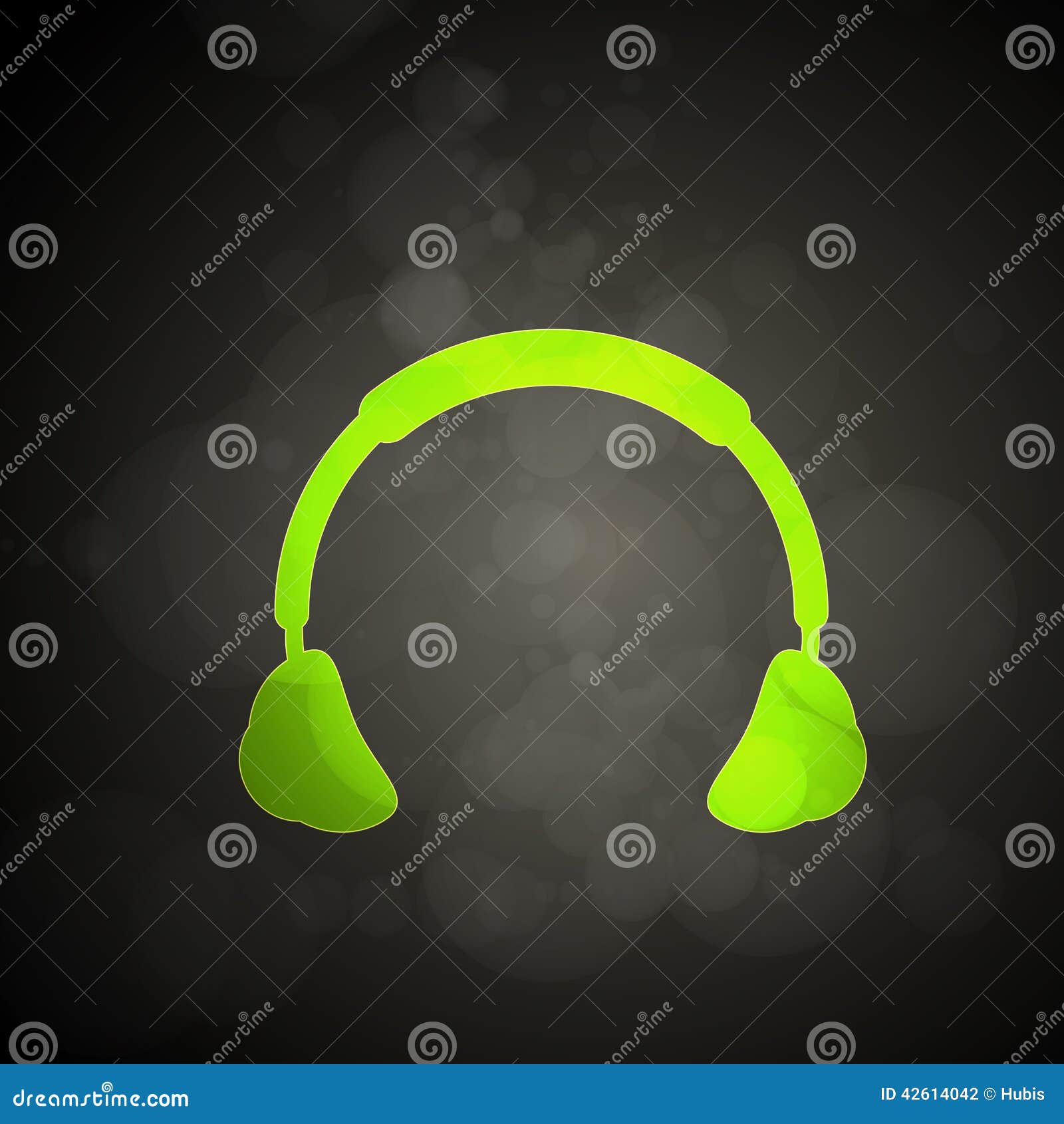 Abstract Light Headphones stock illustration. Illustration of light