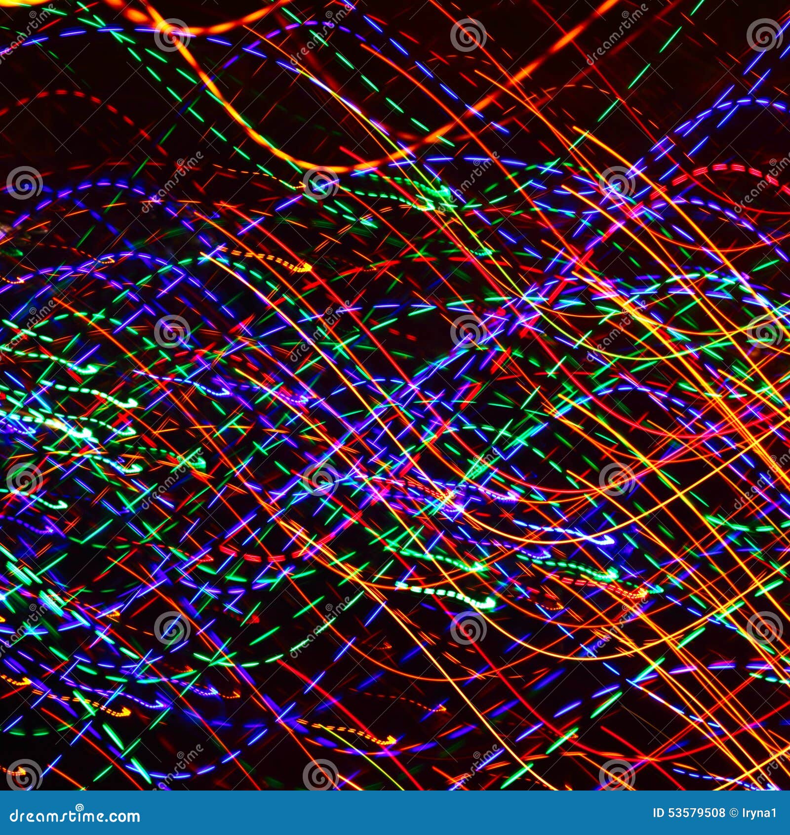 Abstract light painting stock photo. Image of illuminated 53579508