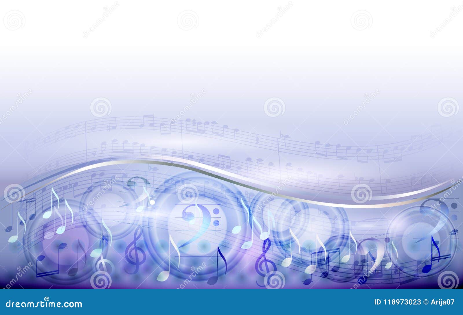Abstract Light Silver Music Background, Wallpaper with Musical Notes Stock  Vector - Illustration of clef, liquid: 118973023
