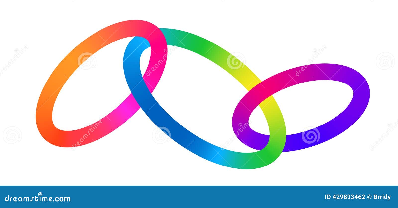 Circles Rainbow Gradient Colored White Stock Vector by ©Furian 65438521, image size:1600x837