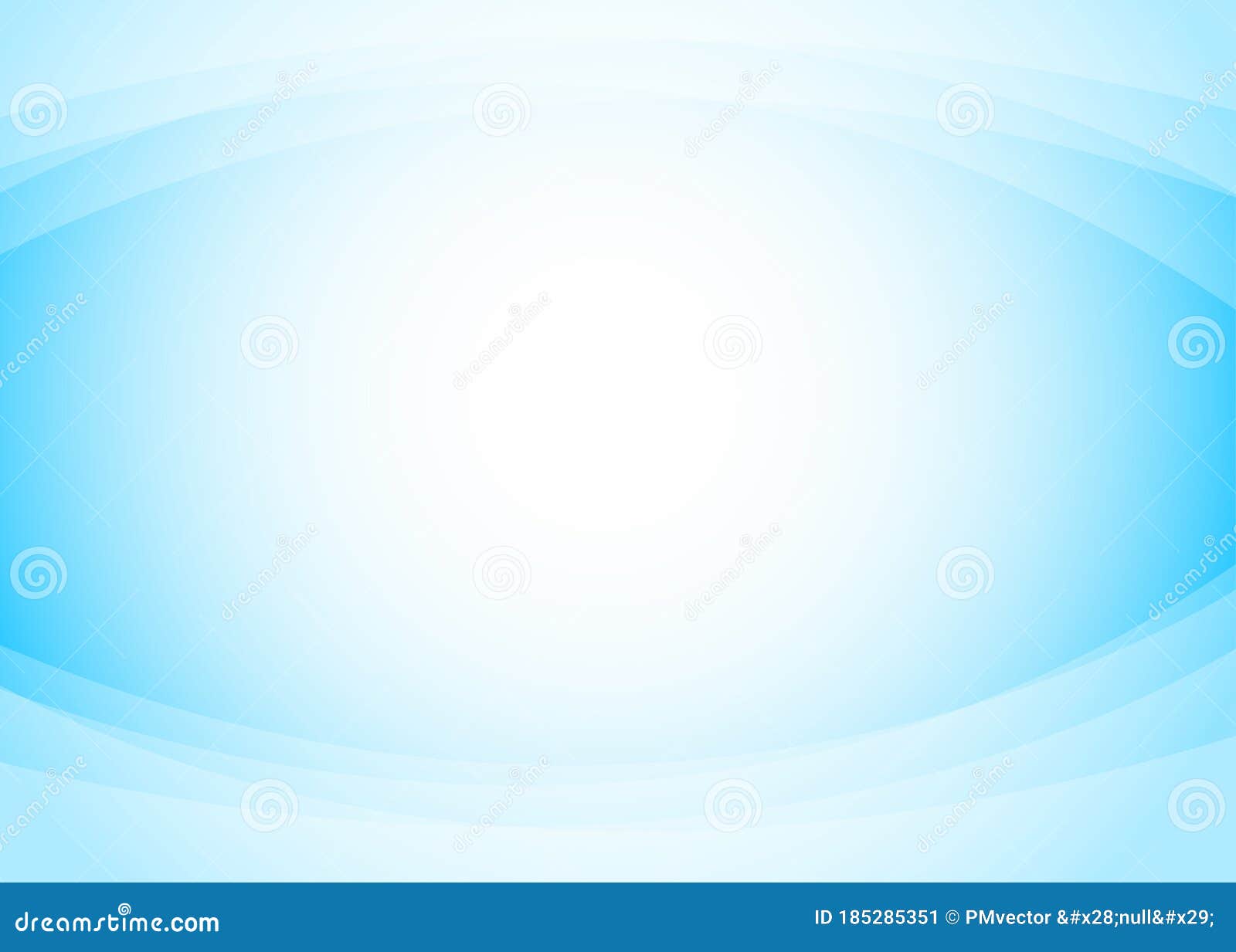 Abstract Lines Curves on Top and Bottom Wavy Light Blue Background Banner  Design Stock Vector - Illustration of bright, curve: 185285351