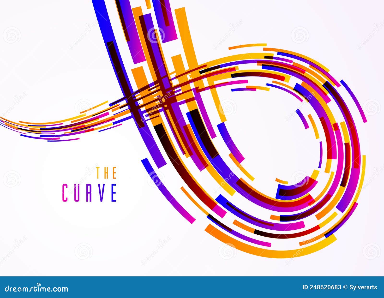 abstract lines  background, 3d dynamic motion stripes, technology or science theme abstraction  , futuristic