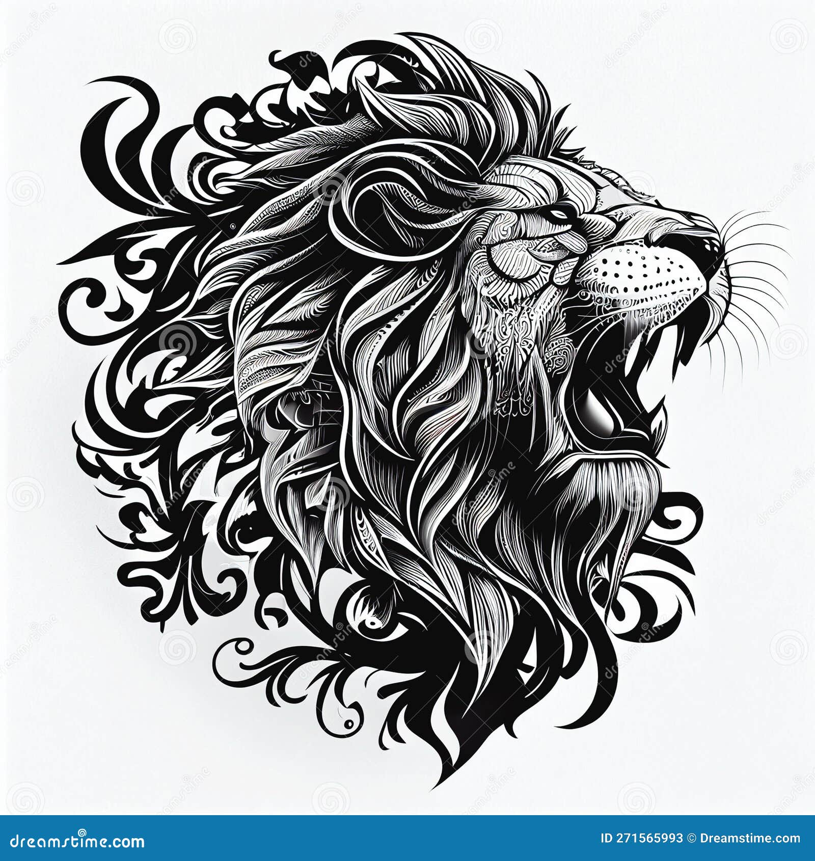 lion tattoo 1 by agaricgreywolf on DeviantArt