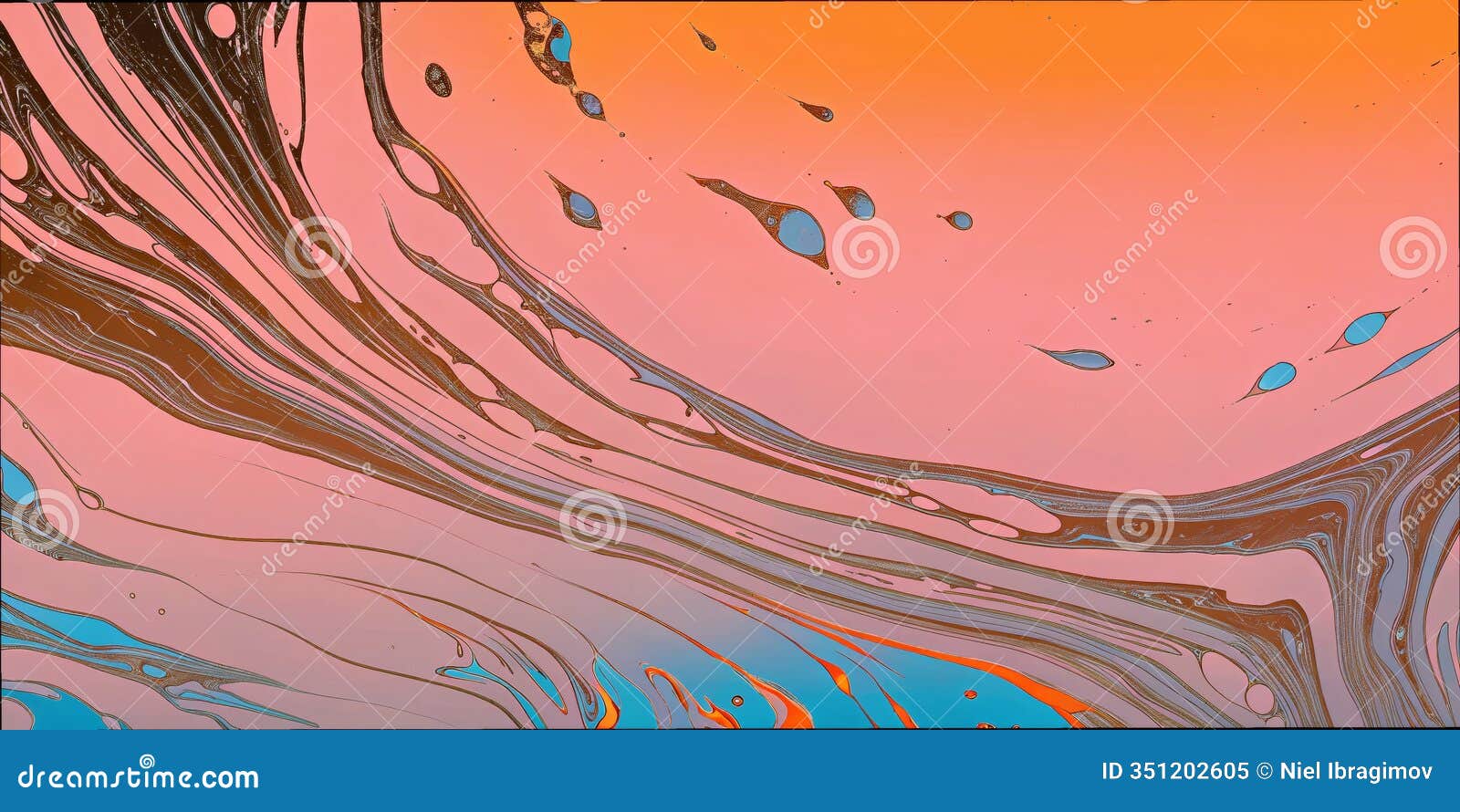 abstract liquid gradient background