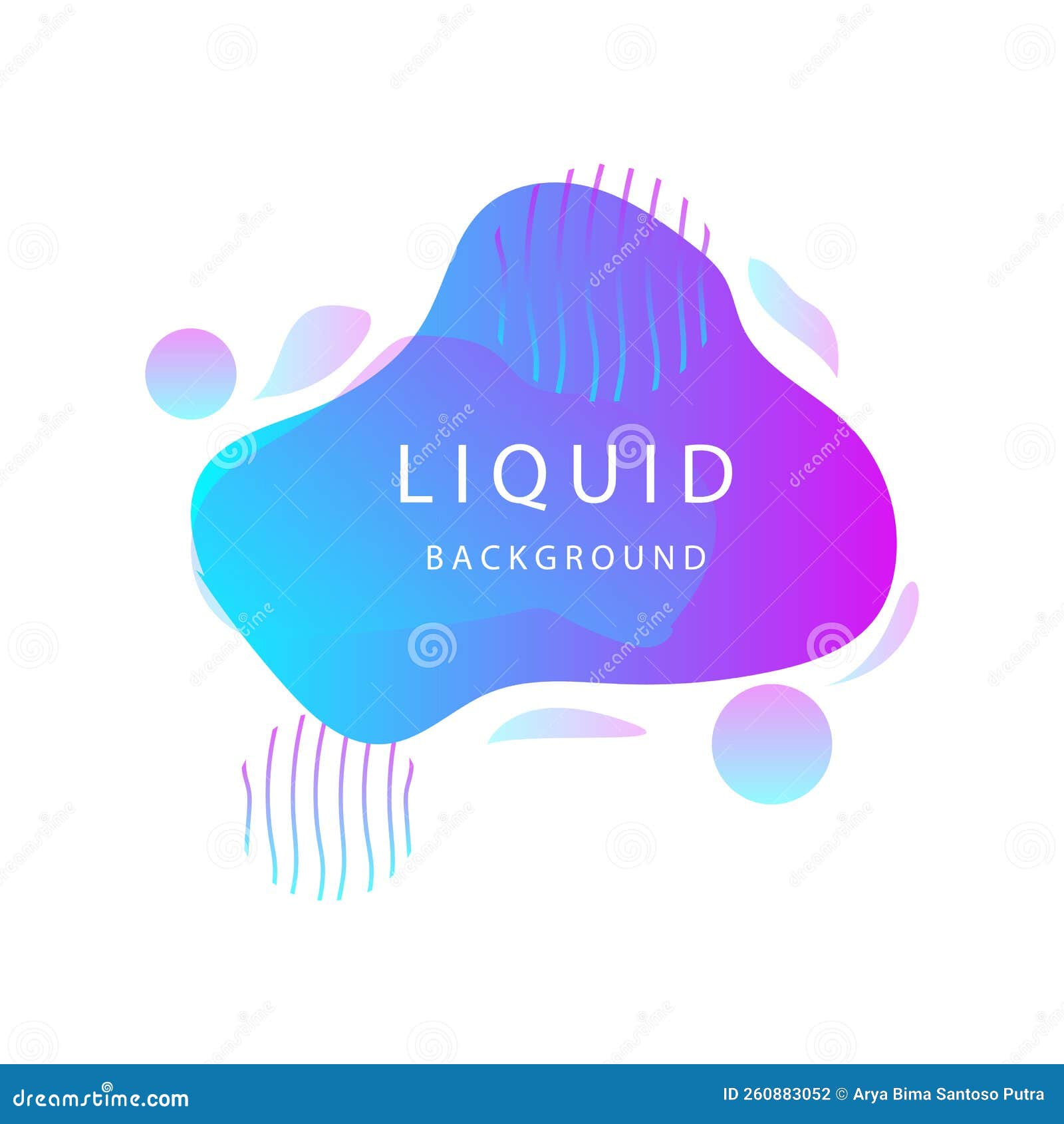 Abstract Liquid Logo Shape. Water Paint Design, Abstract Modern Element
