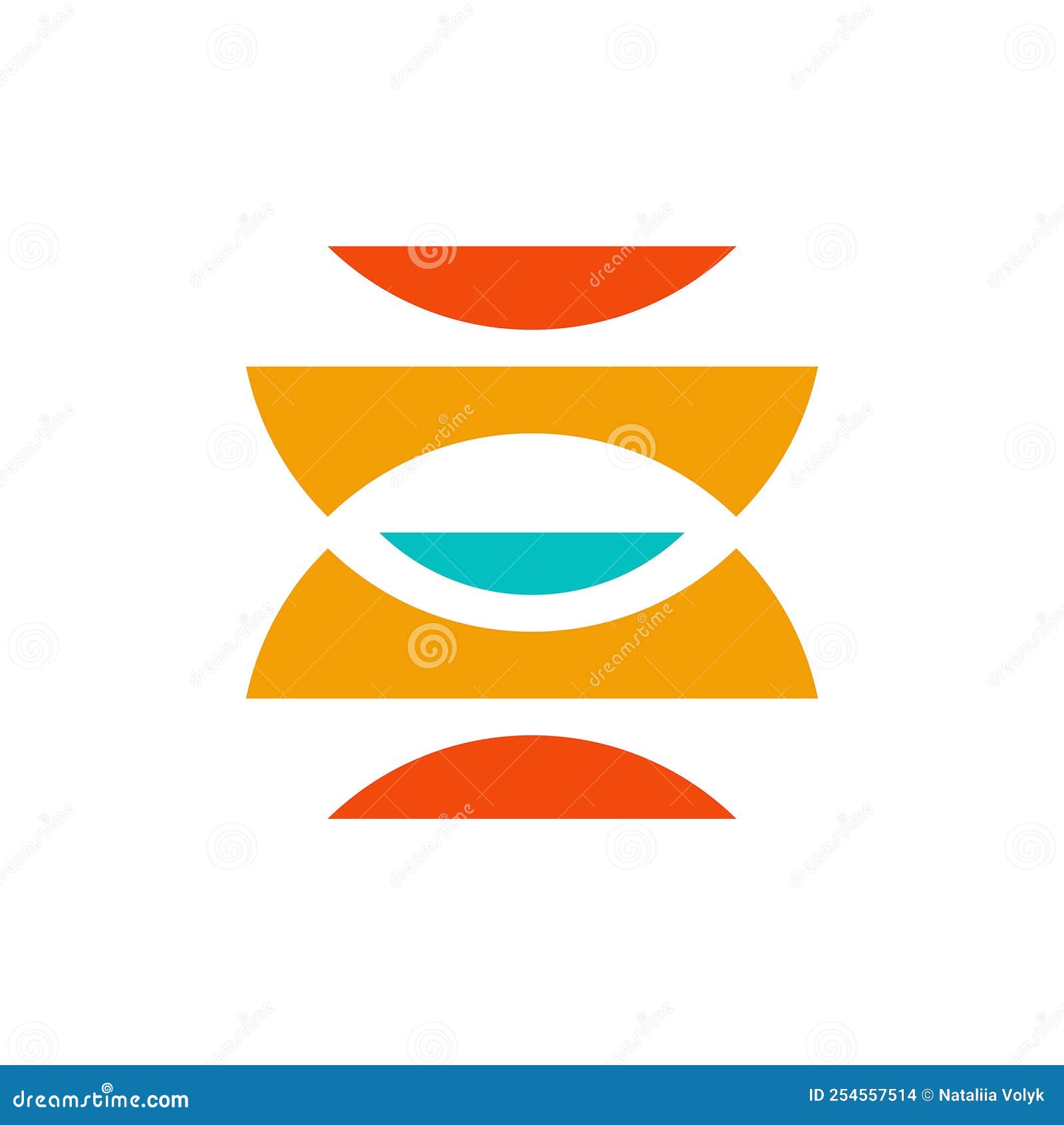 Abstract logo stock vector. Illustration of modern, company 254557514