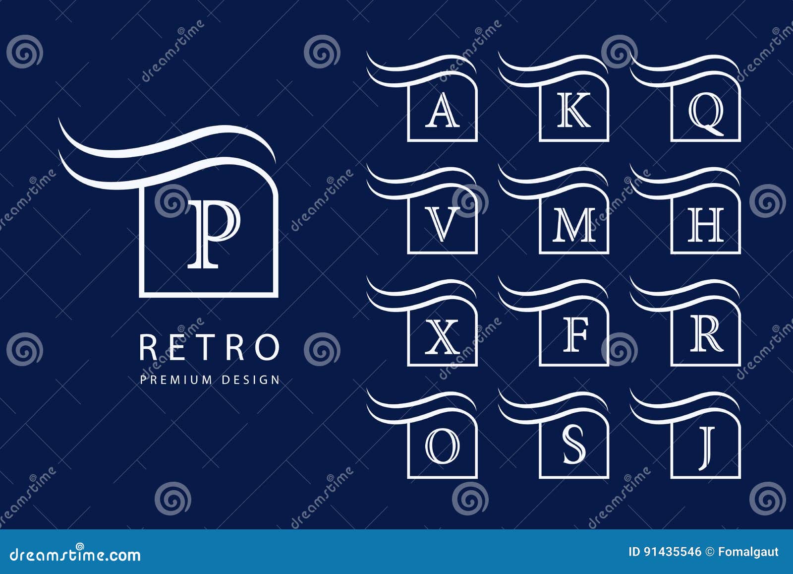 abstract logo . modern emblems. set of monograms with capital letters. mark of distinction. minimum s. universal temp