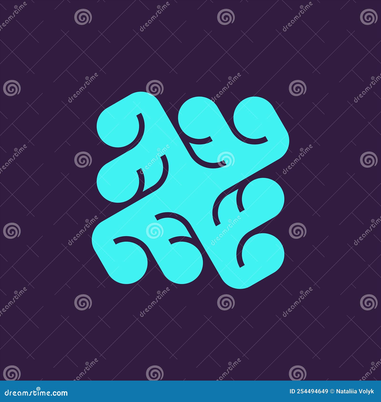 Abstract logo stock vector. Illustration of shape, business 254494649