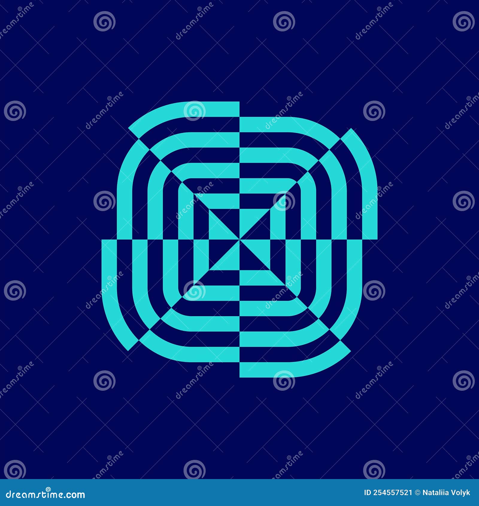 Abstract logo stock vector. Illustration of modern, design 254557521