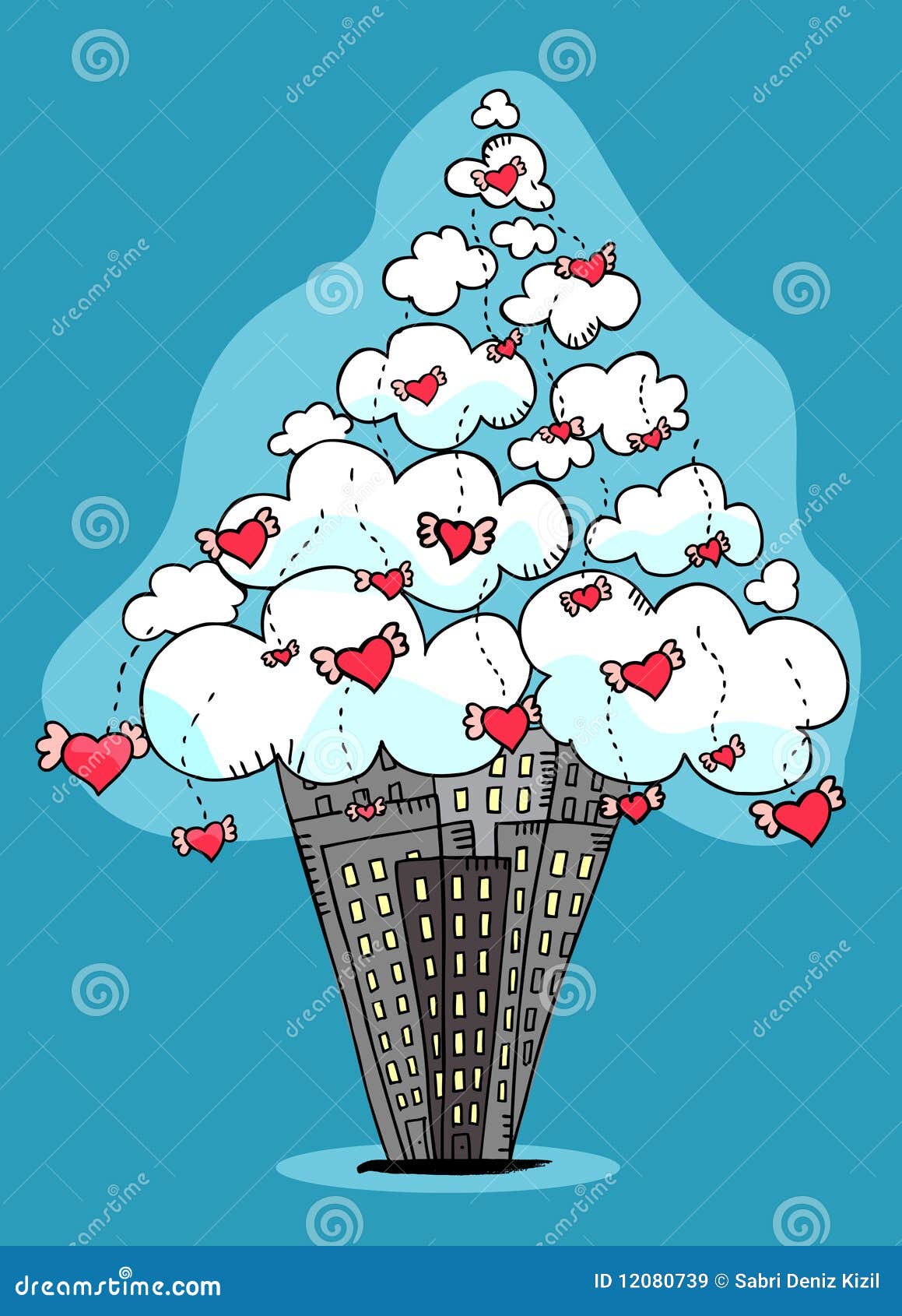 Abstract love concept stock vector. Illustration of exterior - 12080739