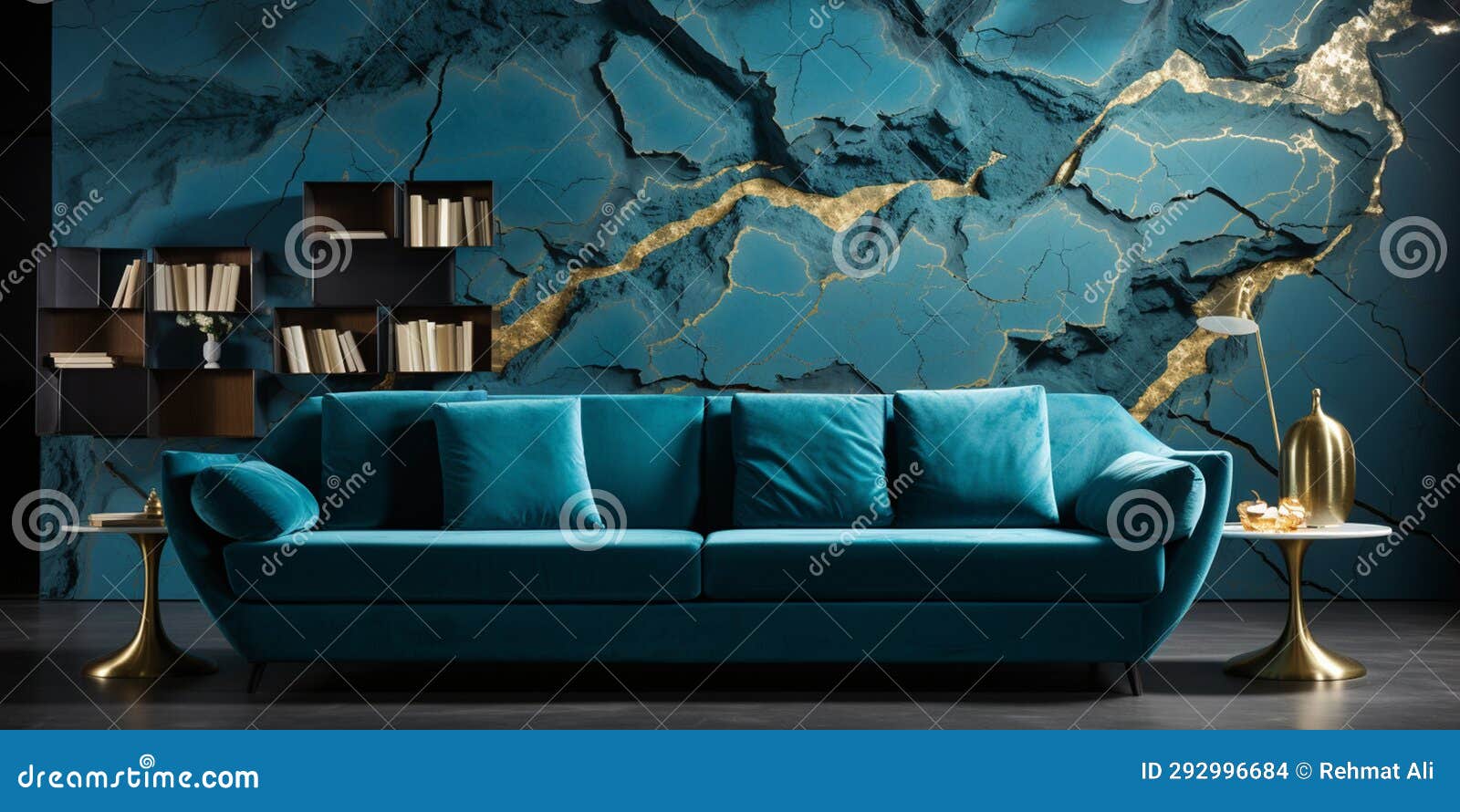 Abstract Luxury Gilded Age Wallpaper Stock Photo Image of blue