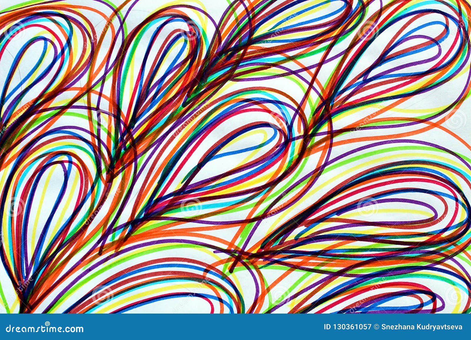 Abstract marker drawing stock image. Image of scribble - 130361057