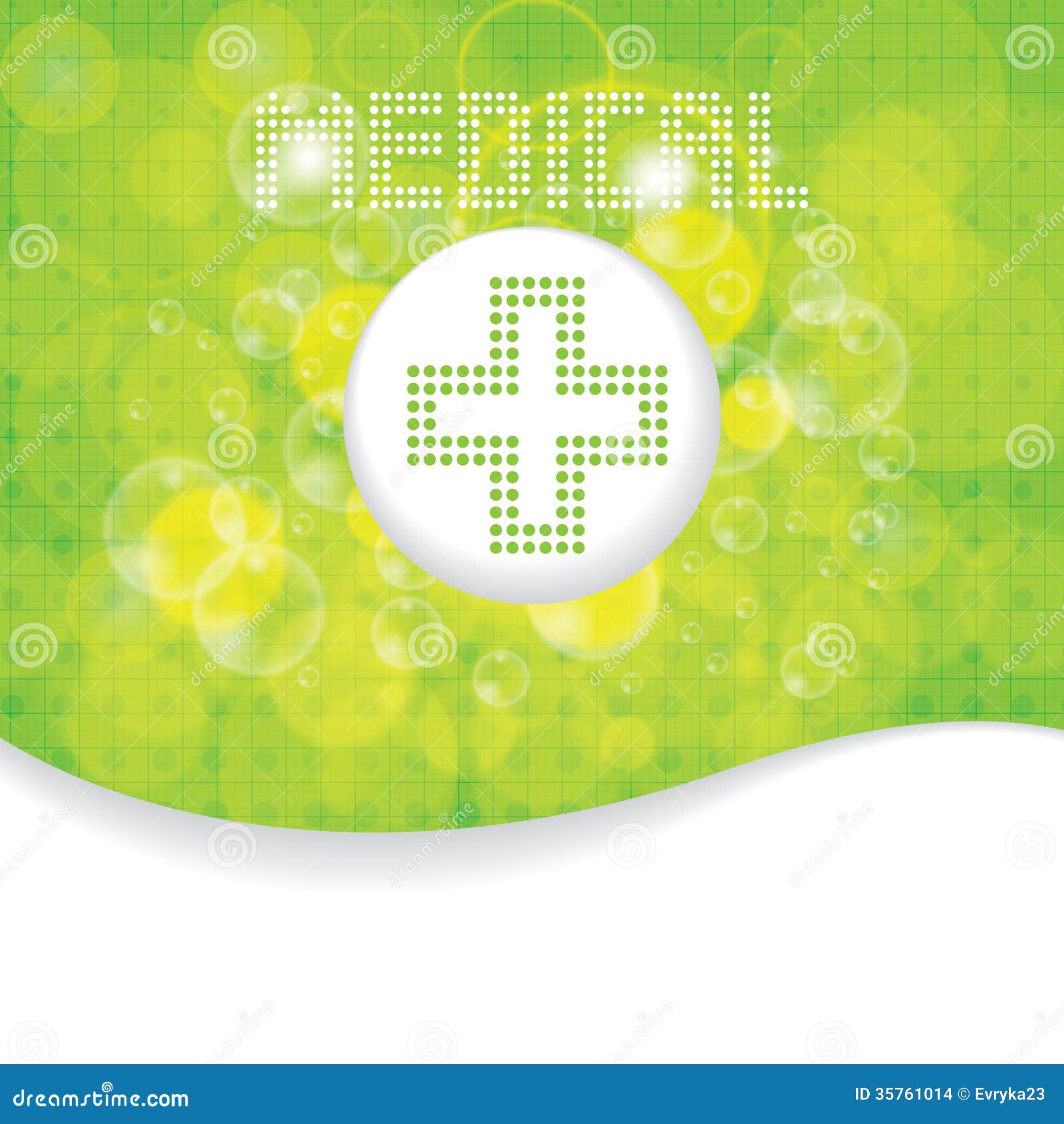 Abstract Medical Background Stock Vector Illustration of healthy