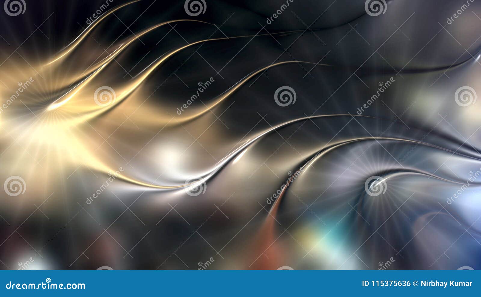 Abstract Metallic 3d Wave Background Stock Photo - Image of diagonal,  fashion: 115375636