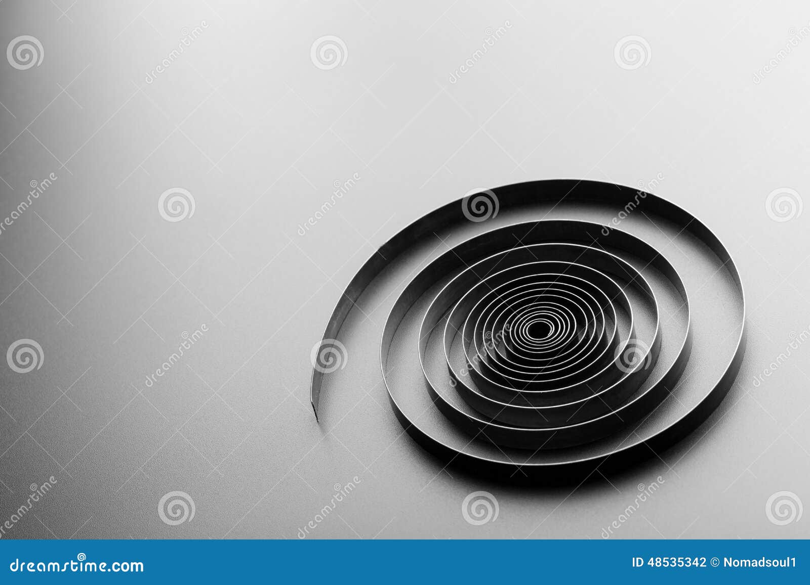 Abstract metallic spiral stock photo. Image of light 48535342