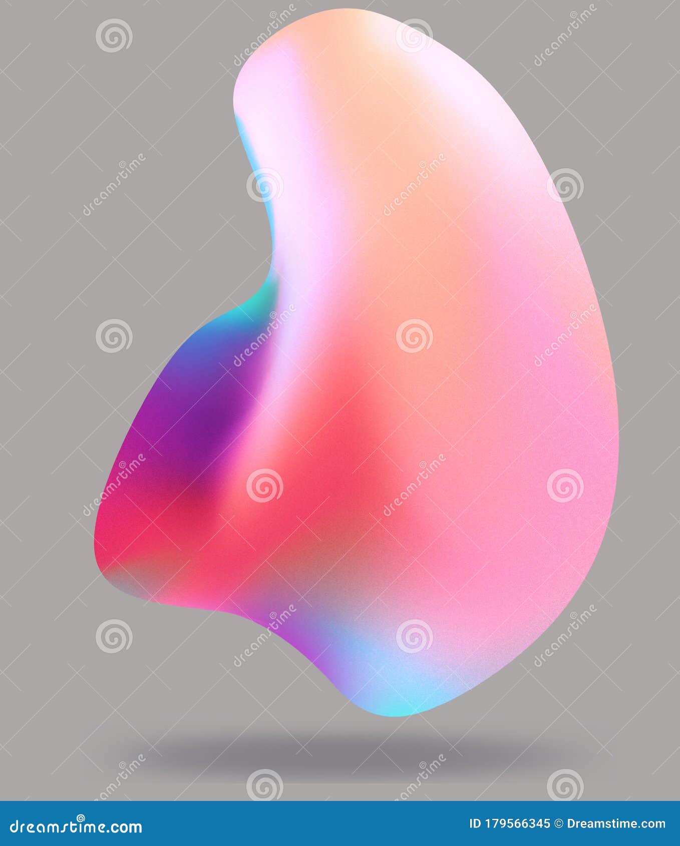 abstract minimal gradient  for branding, advertising in colorful smooth  blob style. modern trendy background cover pos