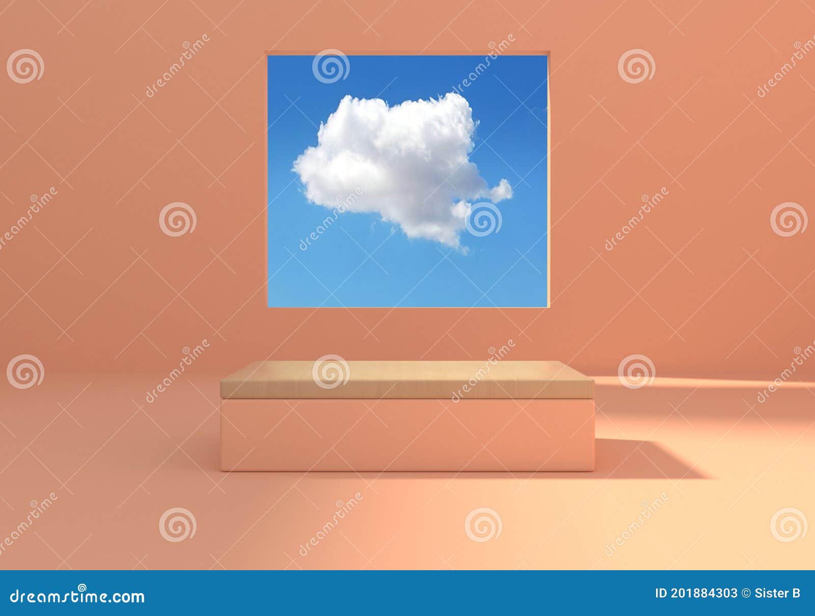abstract mock up pastel color scene, geometric  podium background,3d render.