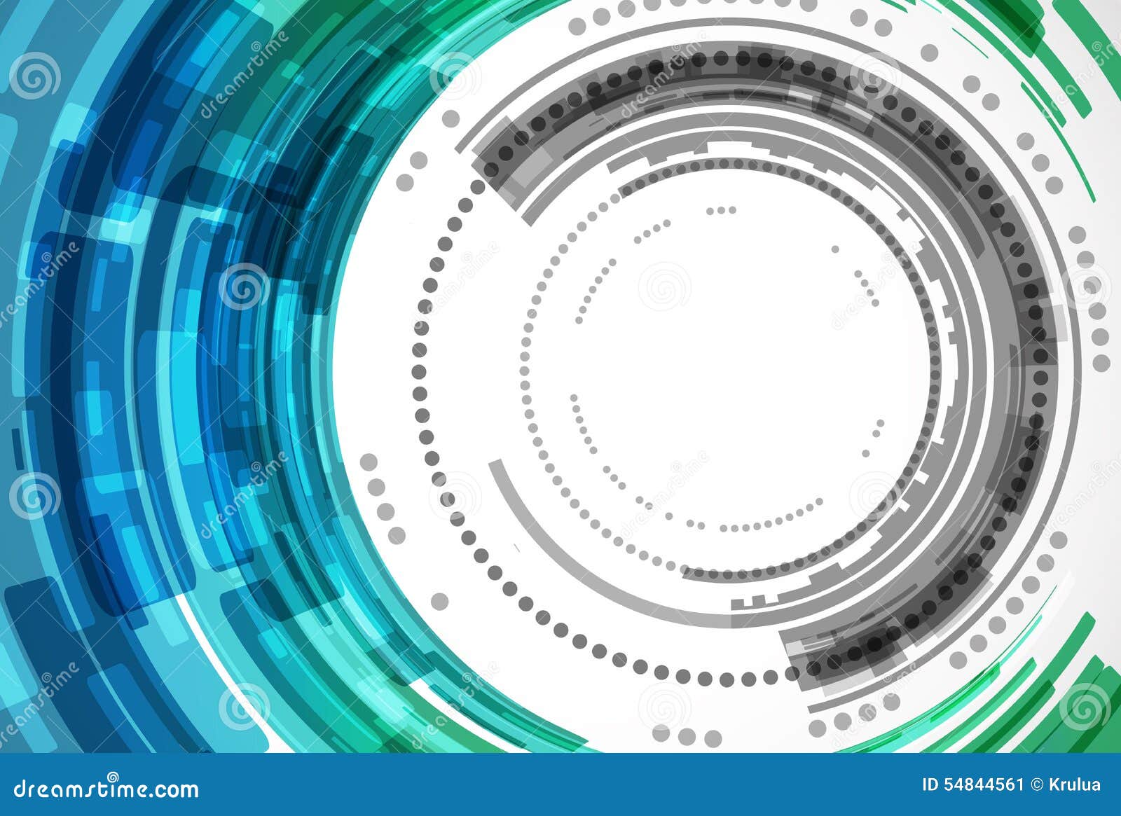 Abstract Modern Technology Background. Stock Vector Illustration of