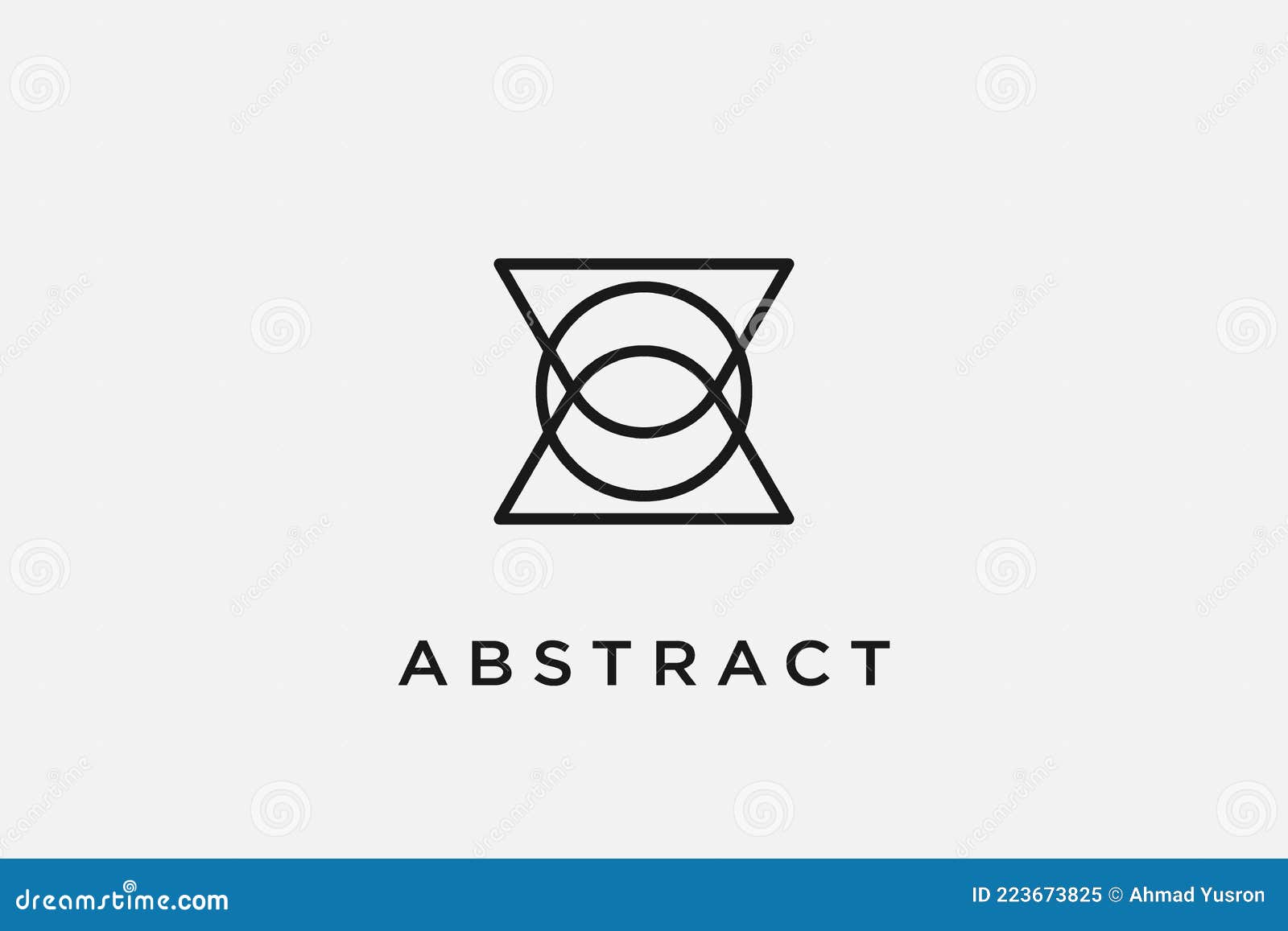 abstract mono line logo  template for any kind of business and industry. web icon template. application logo. company