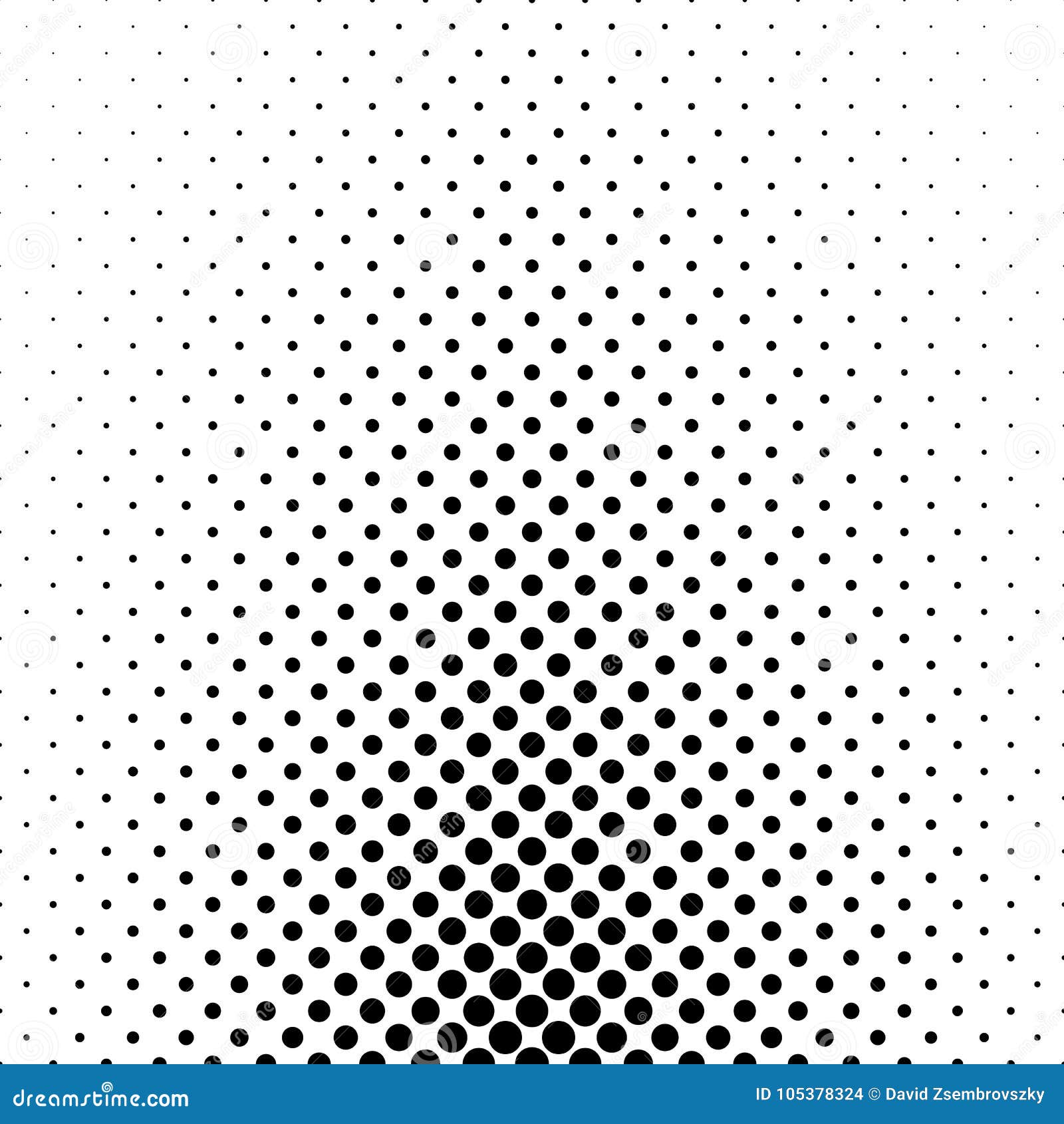 abstract monochrome polka dot pattern - geometric  background 